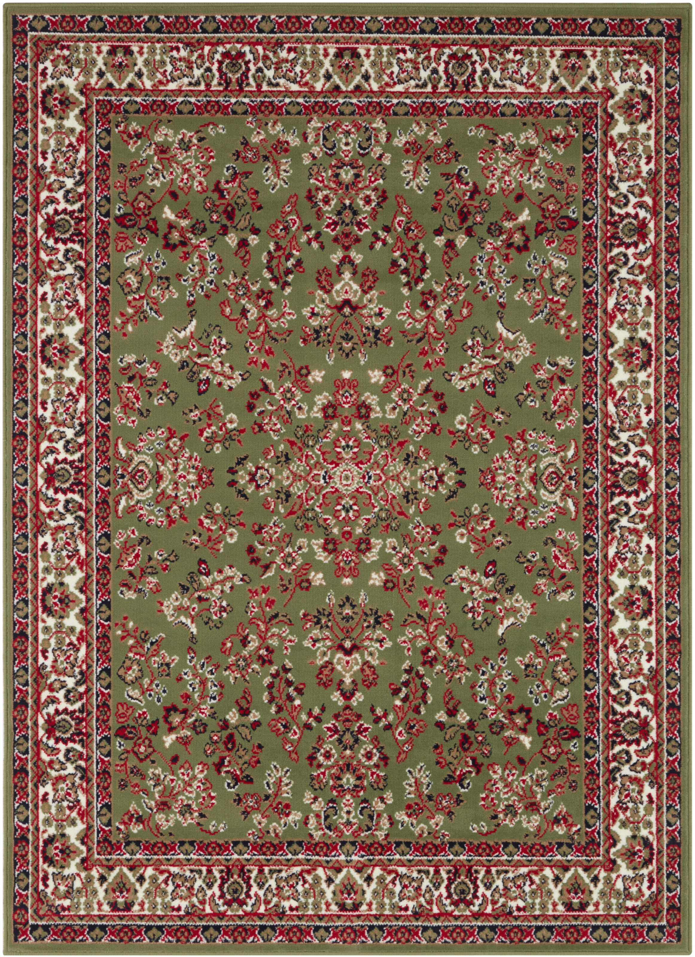 my home Teppich »Halton«, rechteckig, 8 mm Höhe, Kurzflor, Orient-Optik, mit Bordüre, Läufer, pflegeleicht, gekettelt