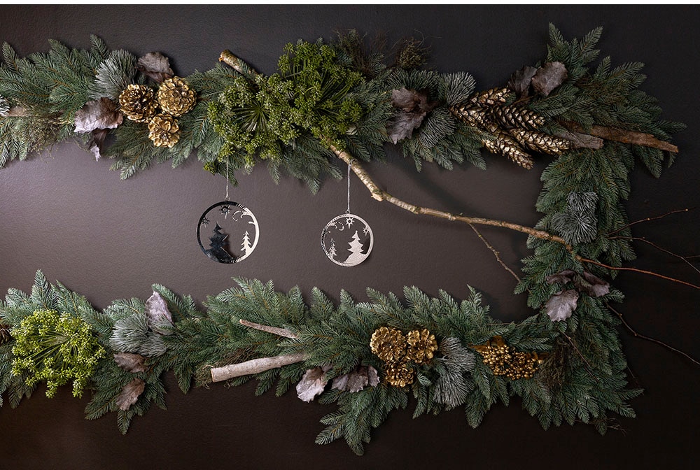 Fink Baumbehang »Dekohänger, Baum NEVO« Weihnachtsdeko, Fensterdeko für Weihnachten