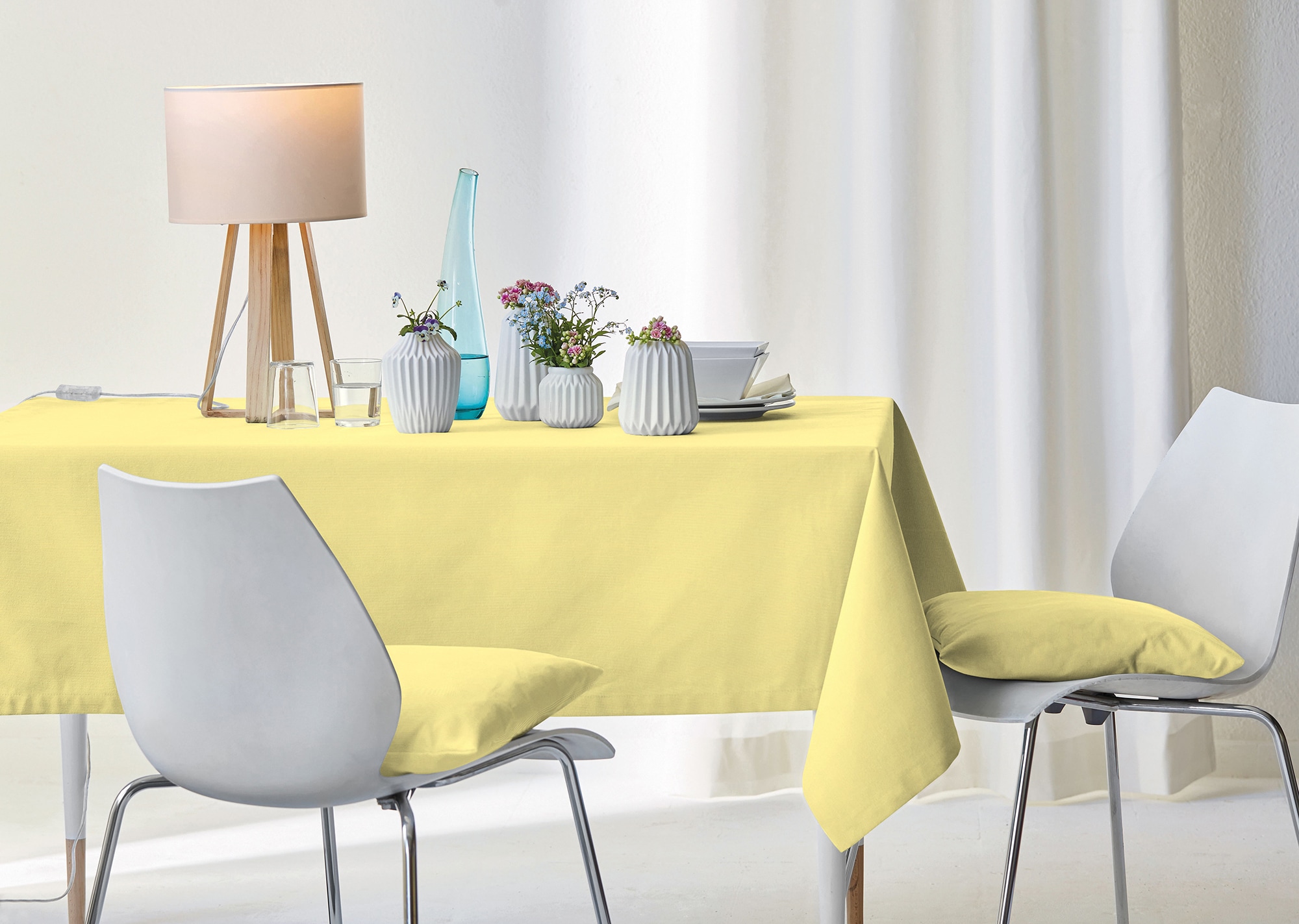 APELT Tischdecke »4362 Rips-Uni«, (1 St.), UNI-BASIC