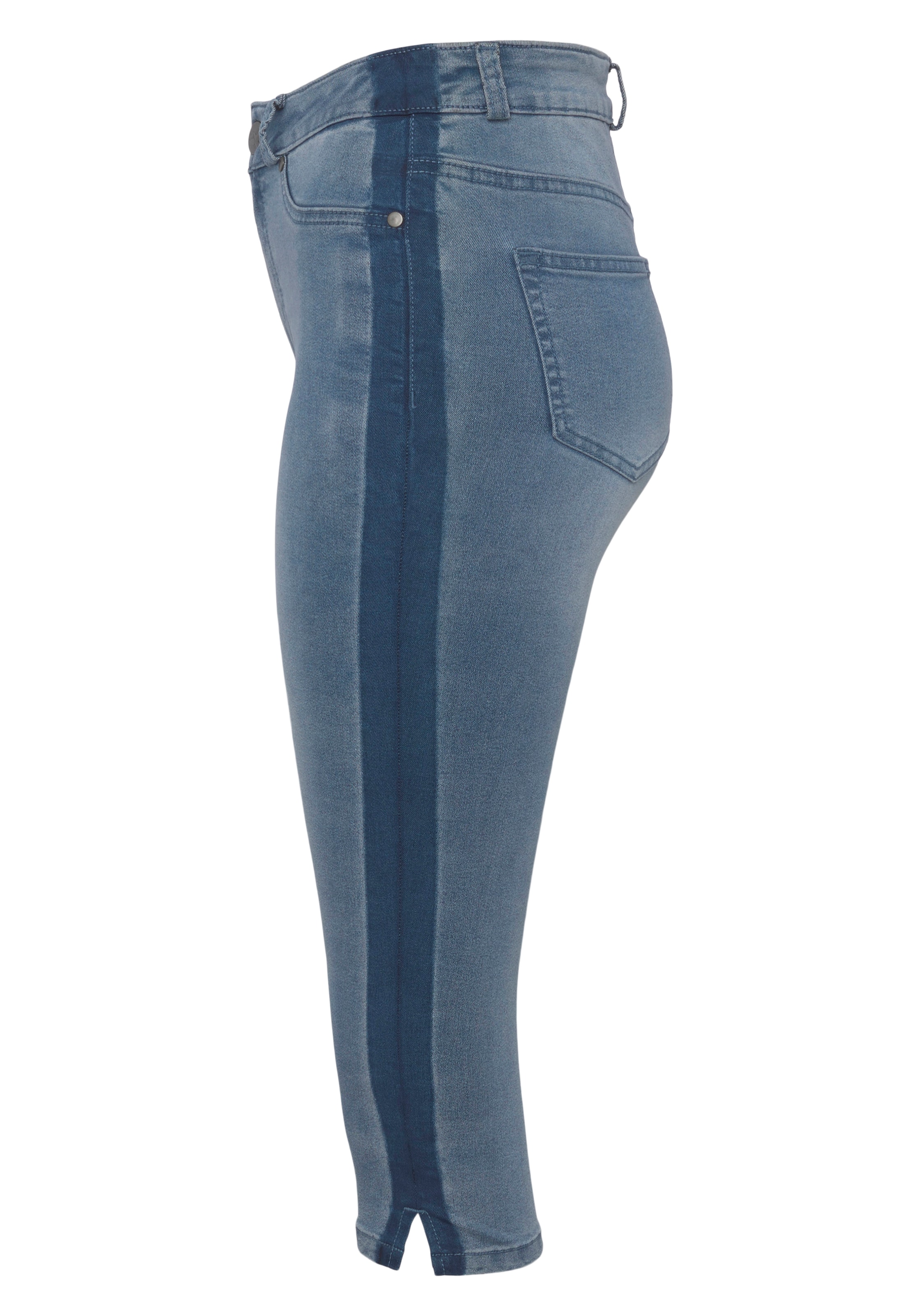 Arizona Caprijeans »Ultra Stretch«, extraenge Passform, knieumspielende Länge, hohe Leibhöhe