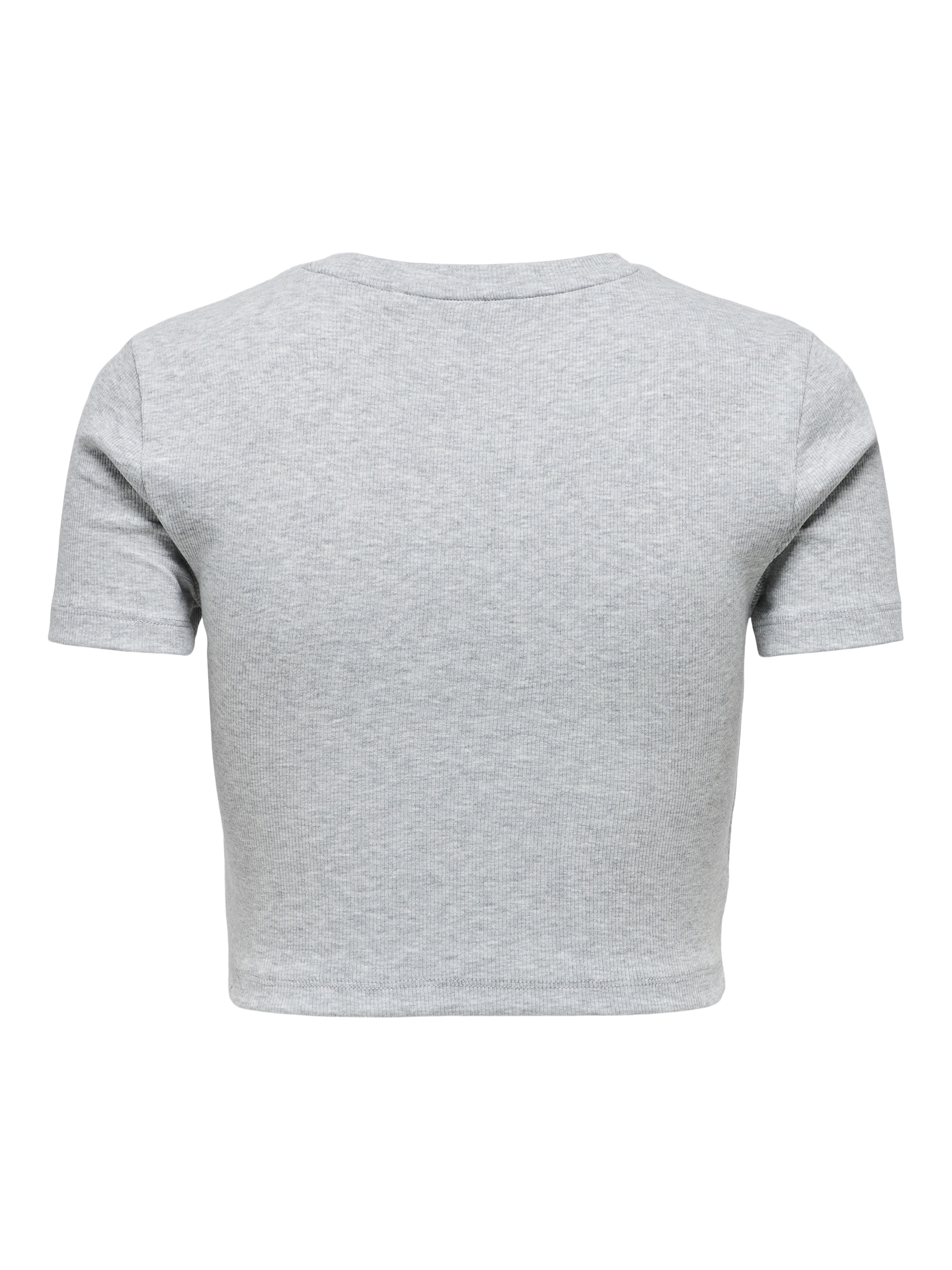 ONLY Kurzarmshirt »ONLBETTY S/S O-NECK SHORT TOP CC JRS«, mit geripptem Stoff
