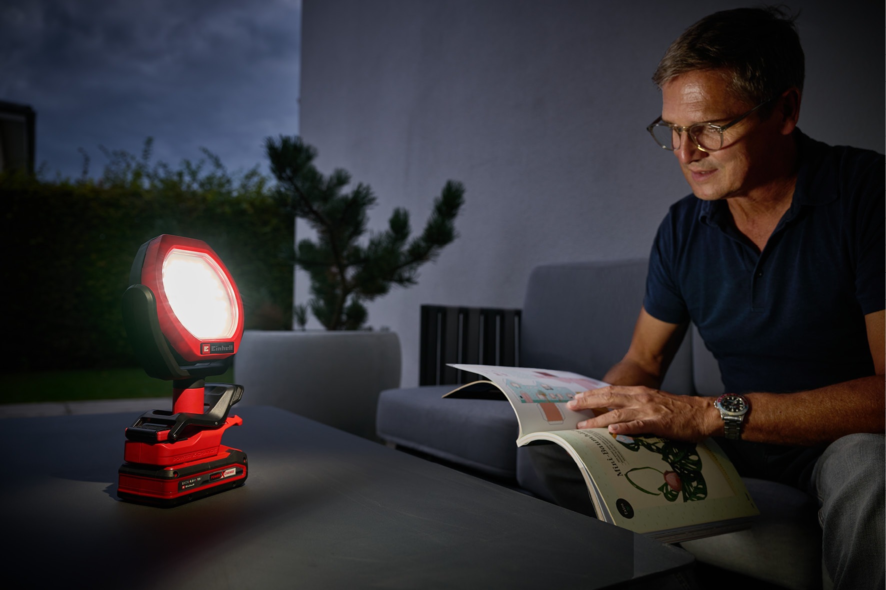 Einhell Arbeitslicht »Akku-Outdoor-Lampe »GC-OL 18/1500 Li-Solo««, ohne Akku, ohne Ladegerät