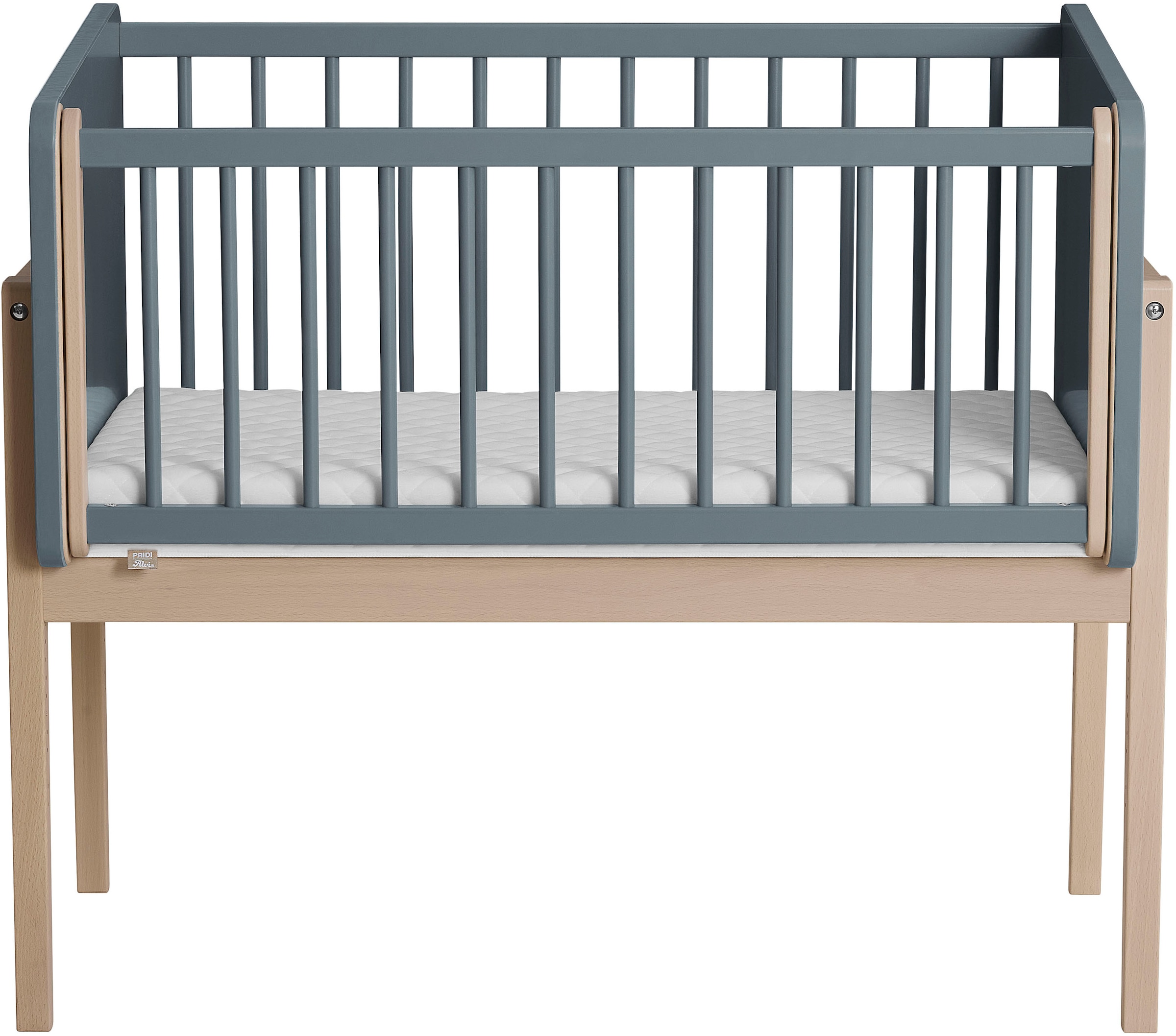 PAIDI Beistellbett »LITTLE CLOUD«, mit Lattenrost, variabel höhenverstellbar, umbaubar zum Tiny Sofa