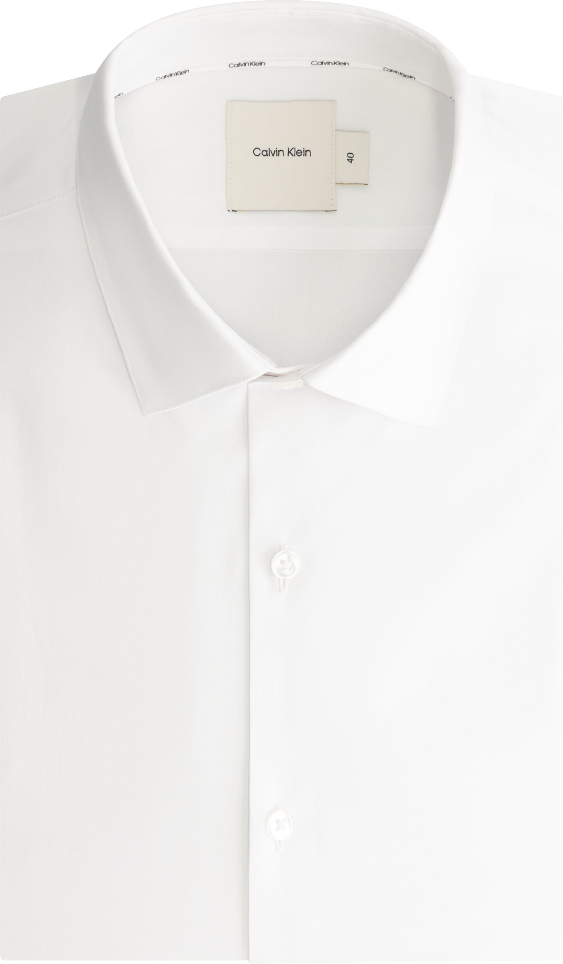 Calvin Klein Businesshemd »SLIM ESNTL POPLIN NOS STR SLD«, Mit Monogramm-Stickerei