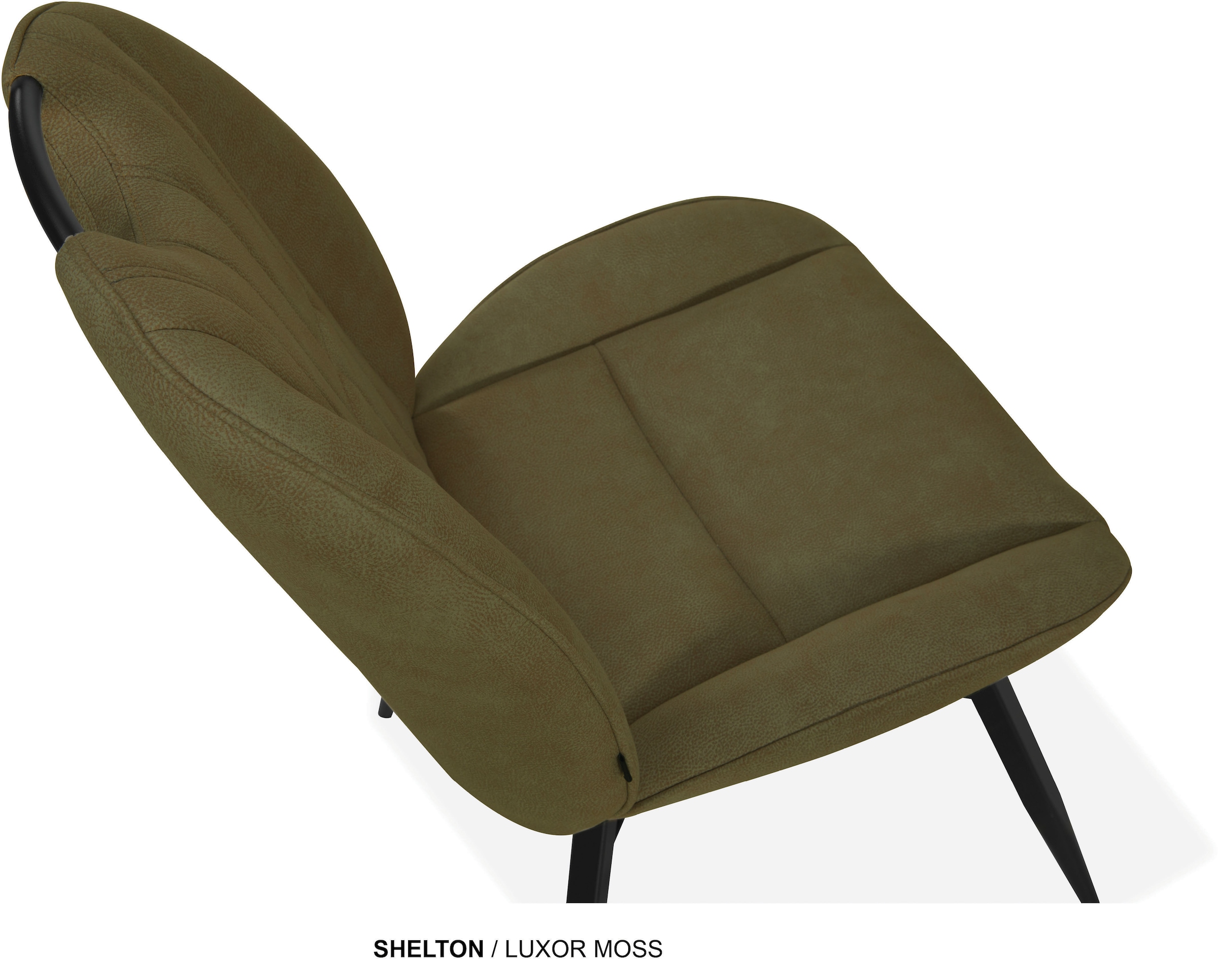 OMG Design Esszimmerstuhl »Shelton« (Set) 1 Stk.Esszimmerstuhl, pflegeleichter Bezug, mit Handgriff