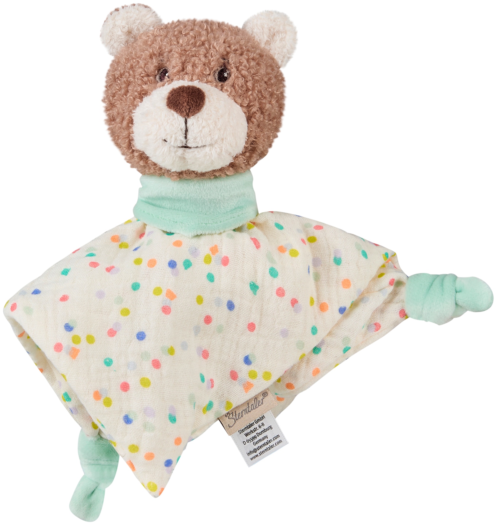 Sterntaler® Schmusetuch »BÄR Bo S« mit Rassel