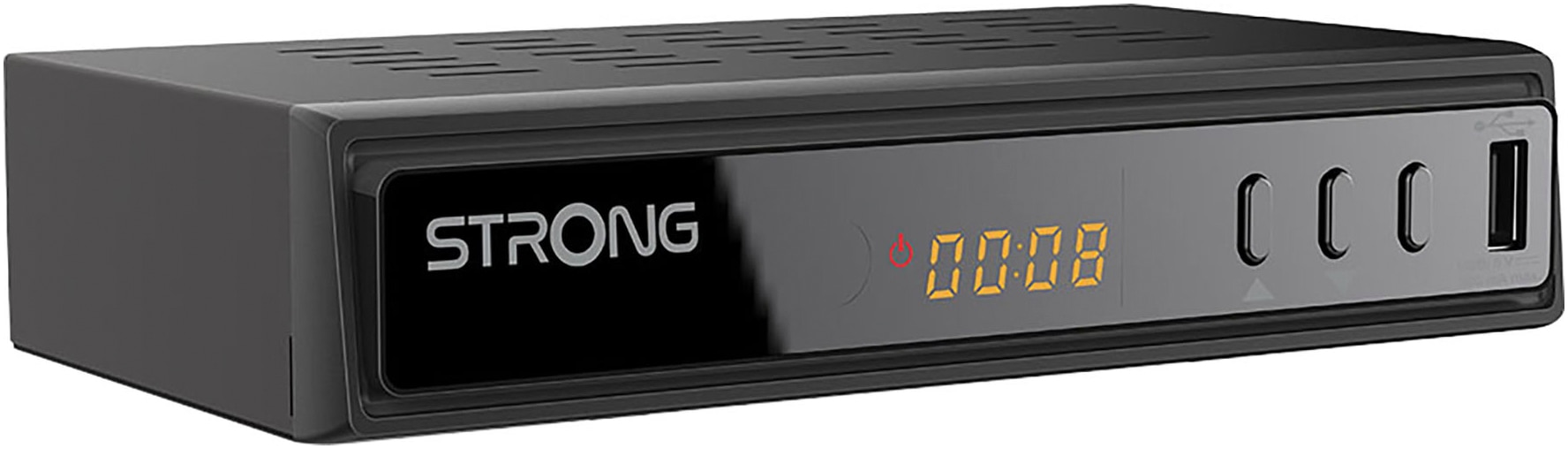 Strong Kabel-Receiver »SRT 3032«, (Automatischer Sendersuchlauf-Durchschleiftuner-EPG (elektronische Programmzeitschrift)-Kindersicherung-Software Update über USB-Timer-Videotext-Videotextuntertitel-mehrsprachige Menüführung)