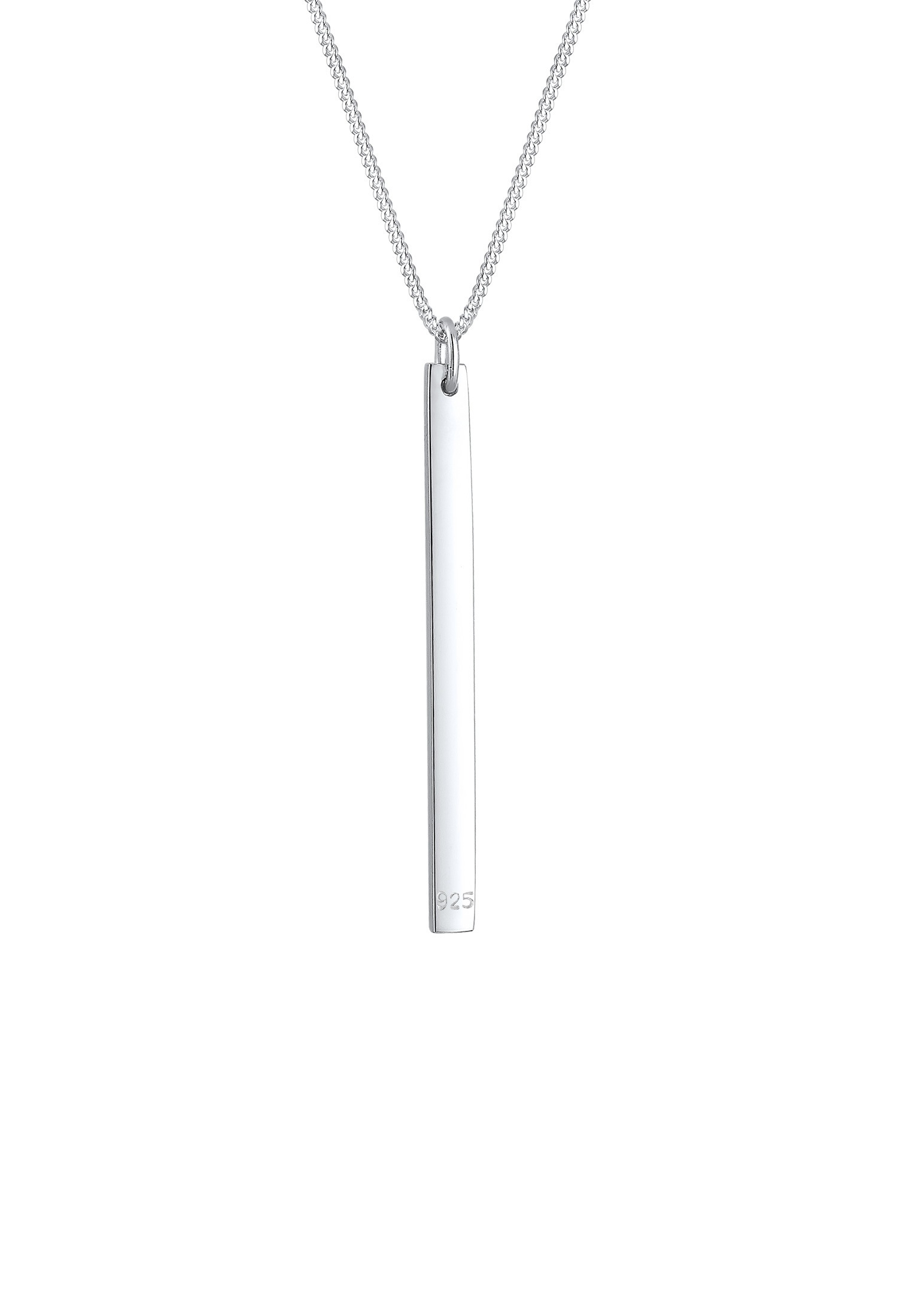 Elli Kette mit Anhänger »Panzerkette Geo Symbol Stab Layer Cool 925 Silber«