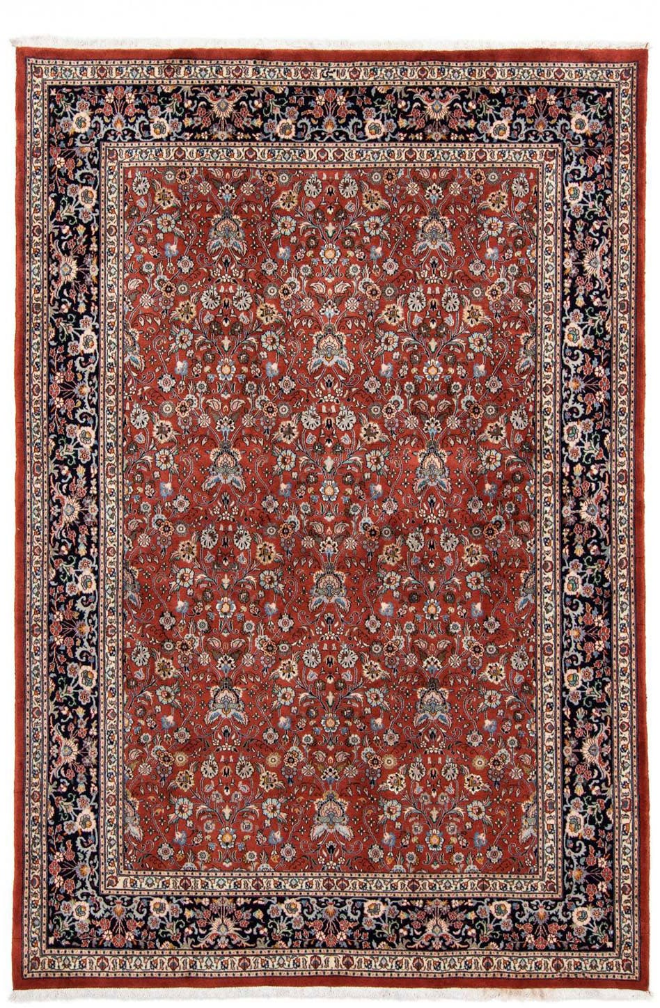 morgenland Wollteppich »Moud Blumenmuster Rosso 281 x 198 cm«, rechteckig, günstig online kaufen