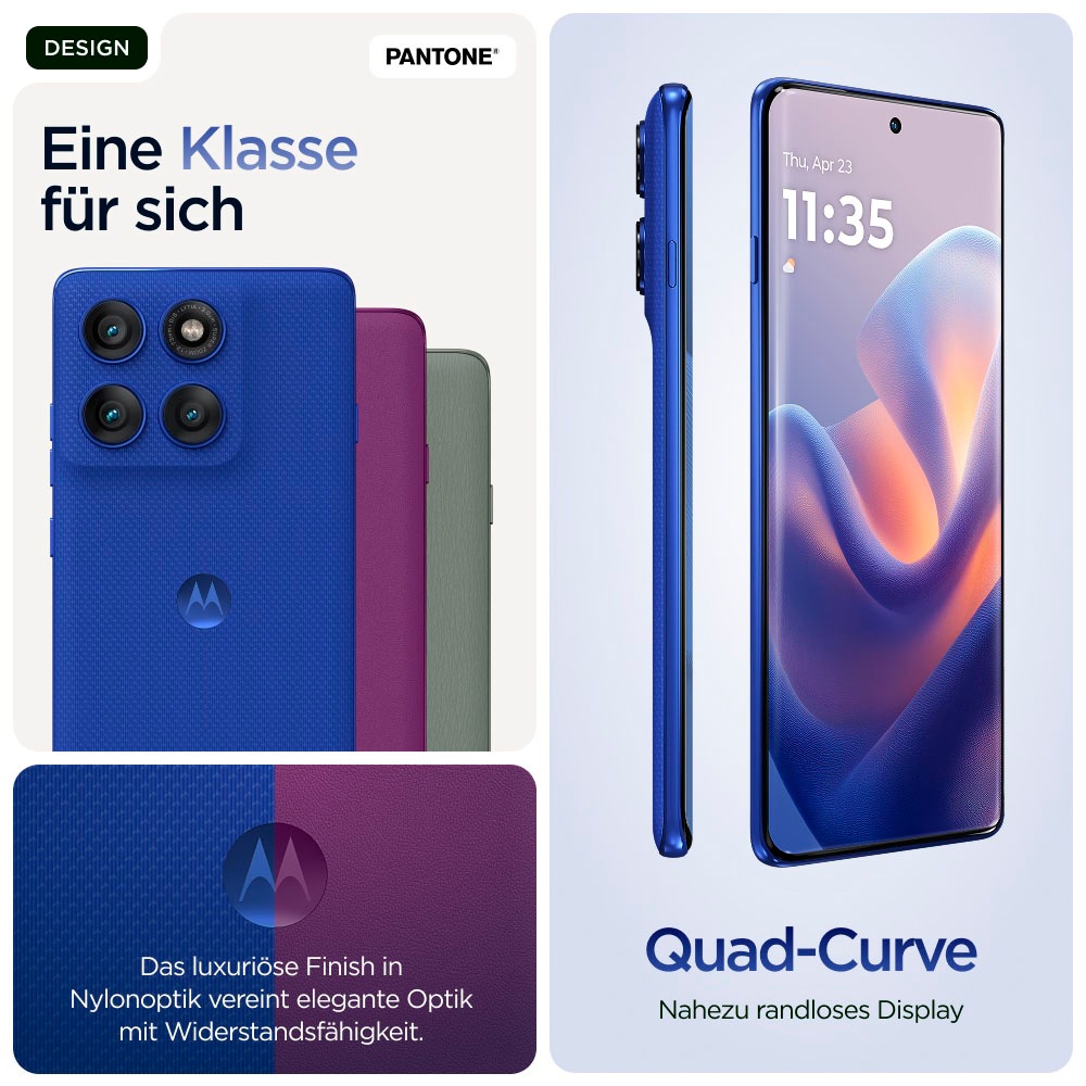 Motorola Smartphone »Edge 60 Pro 512GB«, Dazzling Blue