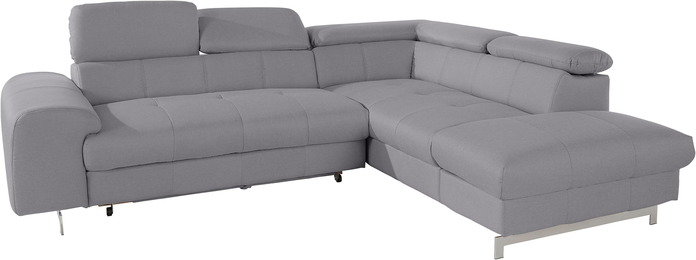 COTTA Ecksofa »Chef L-Form«, mit Kopfteilverstellung, wahlweise mit Bettfun günstig online kaufen