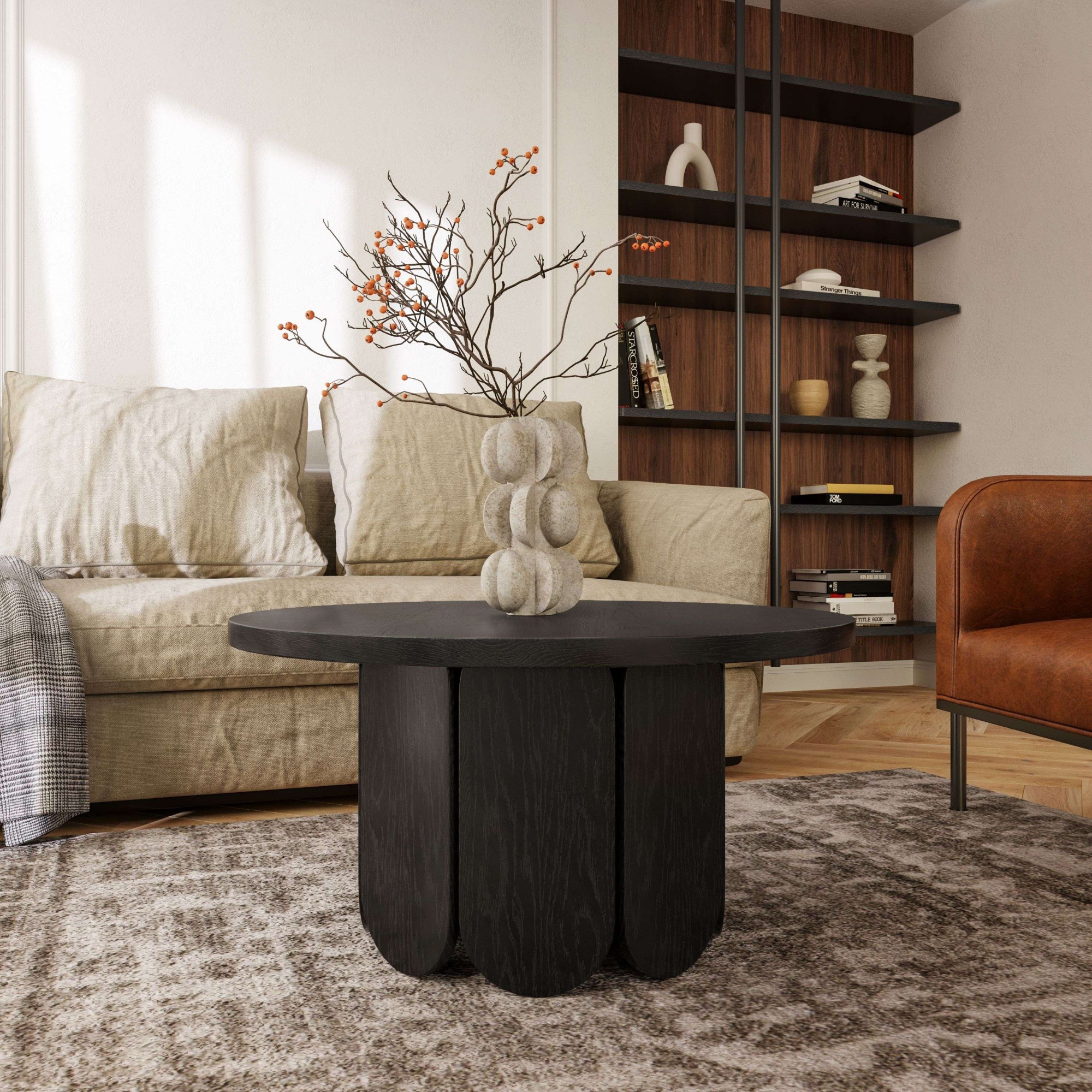 Woodman Couchtisch »Soft«, besonderes Design, Breite 78 cm günstig online kaufen
