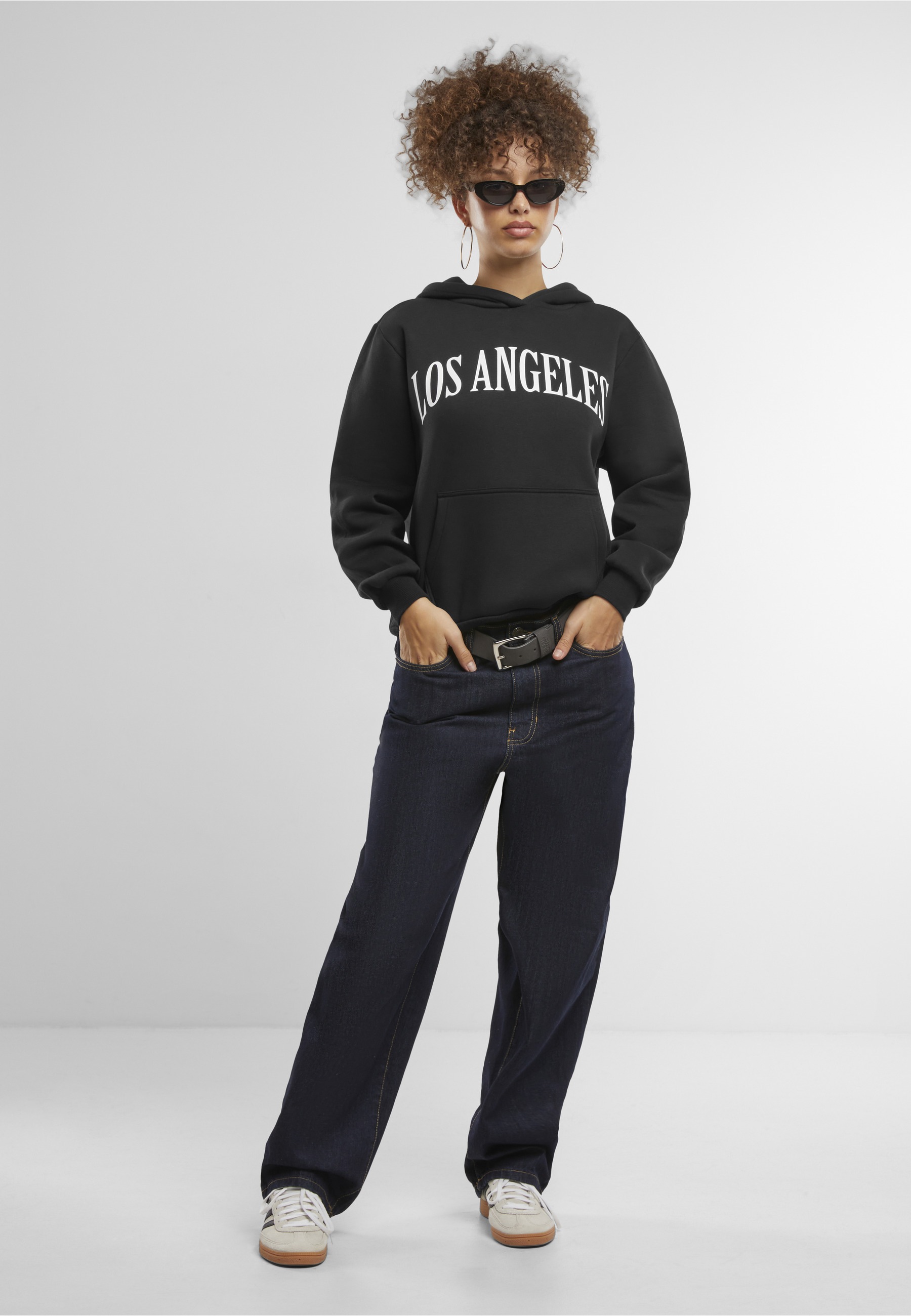 Miss Tee Kapuzensweatshirt »Miss Tee Los Angeles Ladies Fluffy Hoody«
