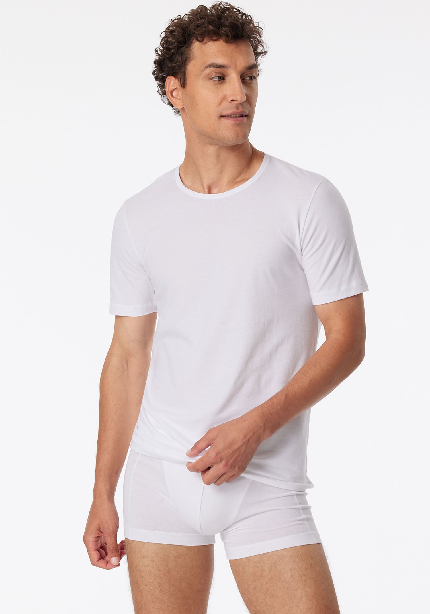 Schiesser T-Shirt »"95/5"«, (2er-Pack), mit rundem Halsausschnitt