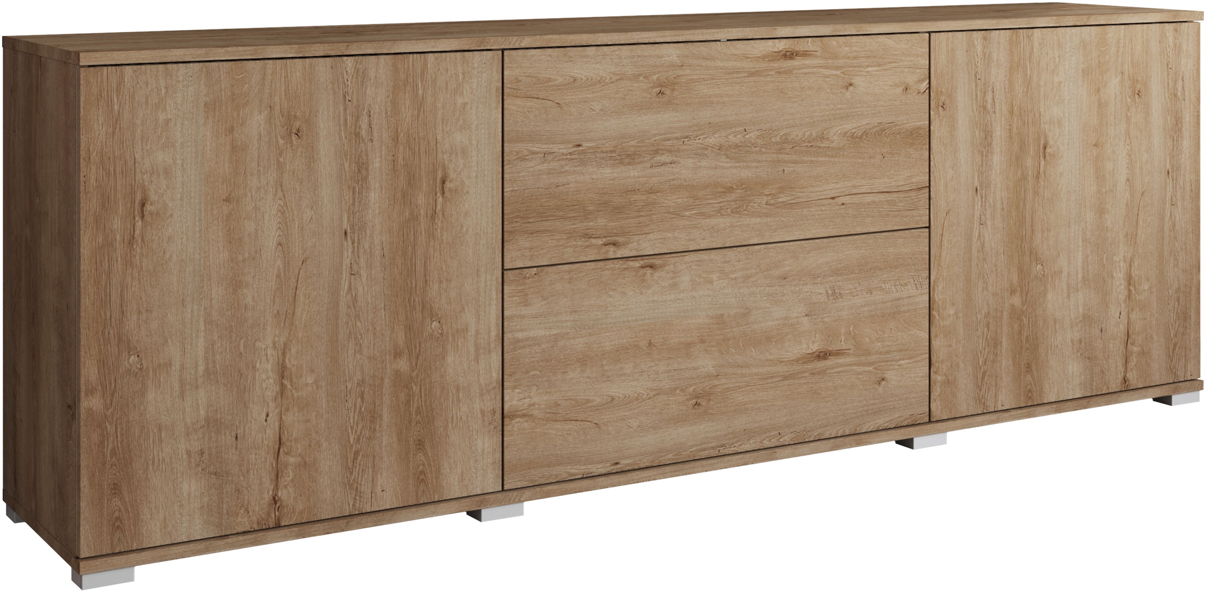 INOSIGN Lowboard »Kenia«, (1 St.), Der moderne TV-Schrank, mit 2 Türen und 2 Schubladen, Breite 180 cm