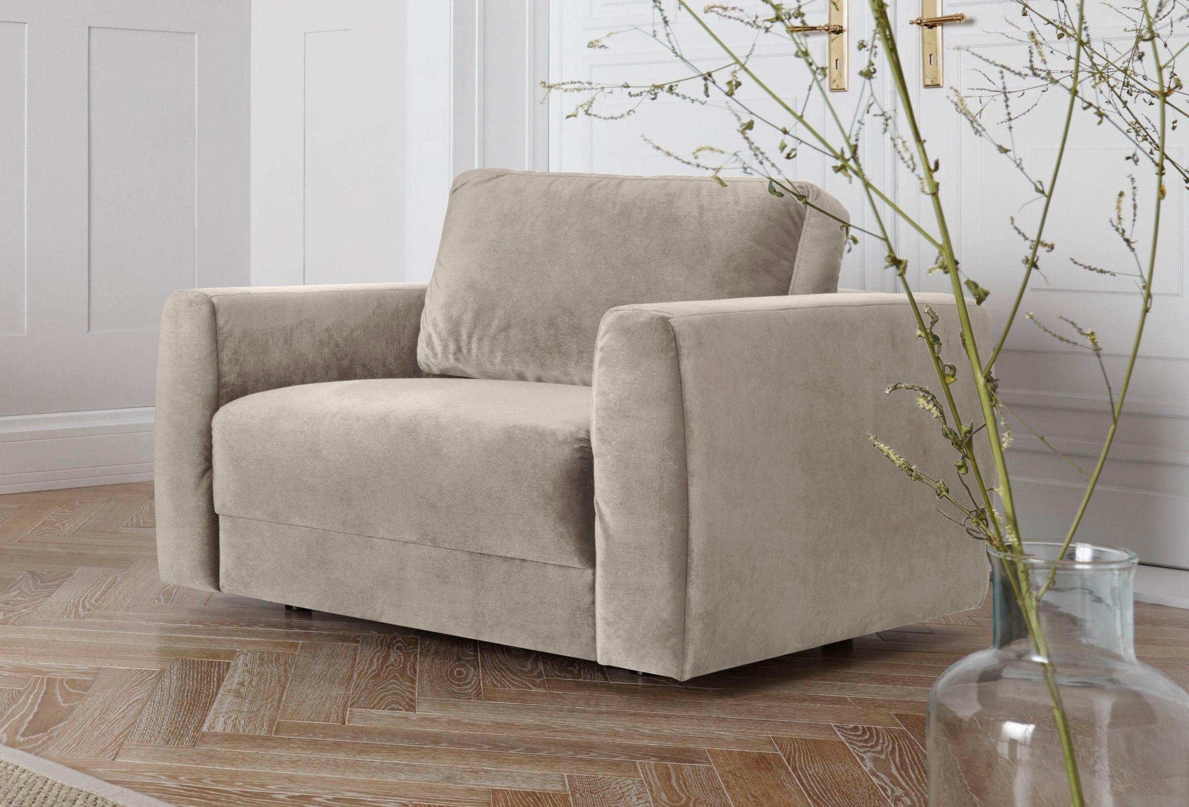 andas Sessel »Hobro Loungesessel«, in 3 Bezugsqualitäten in vielen Farben, günstig online kaufen