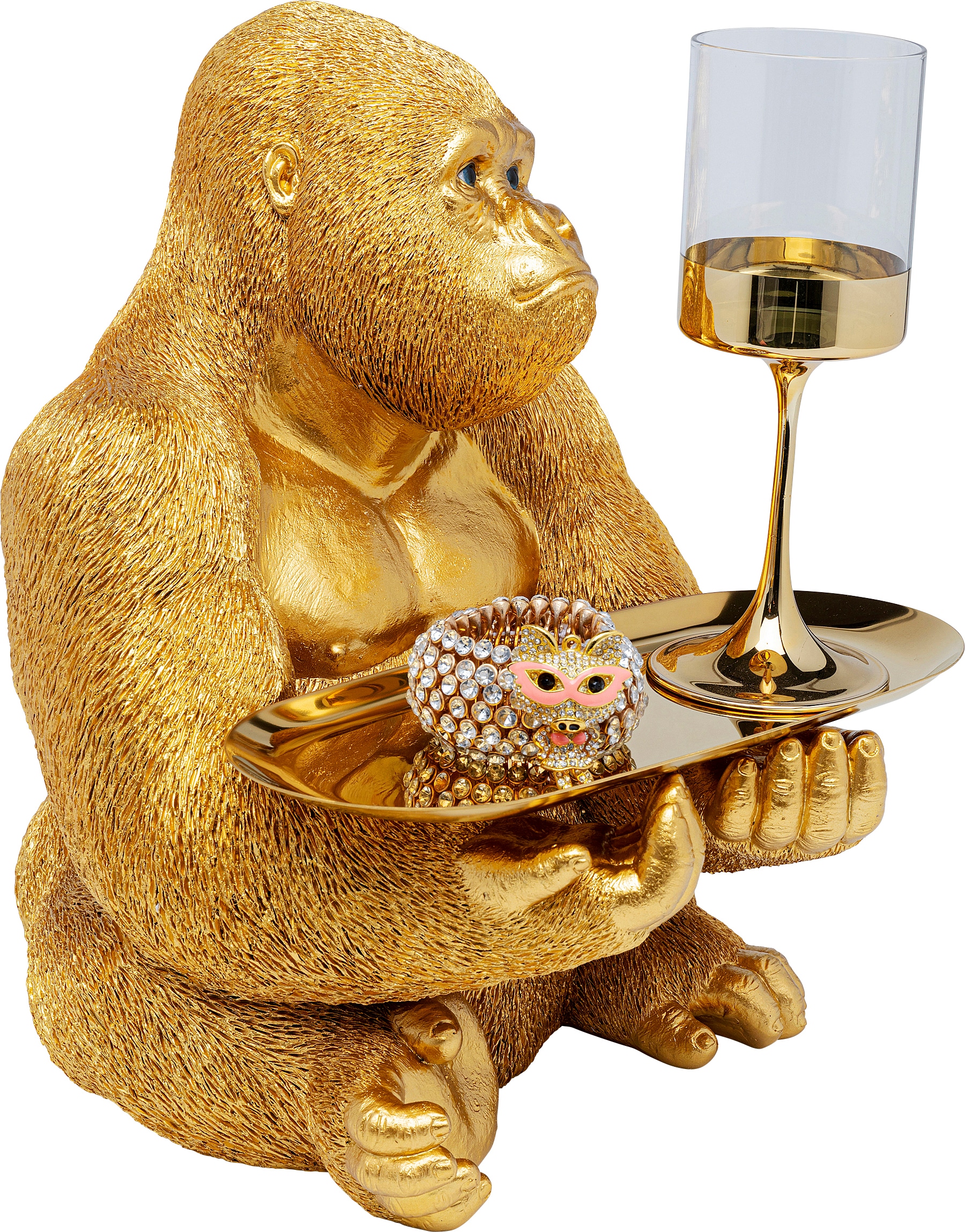 Kare Design Dekofigur »Gorilla Butler 37cm«