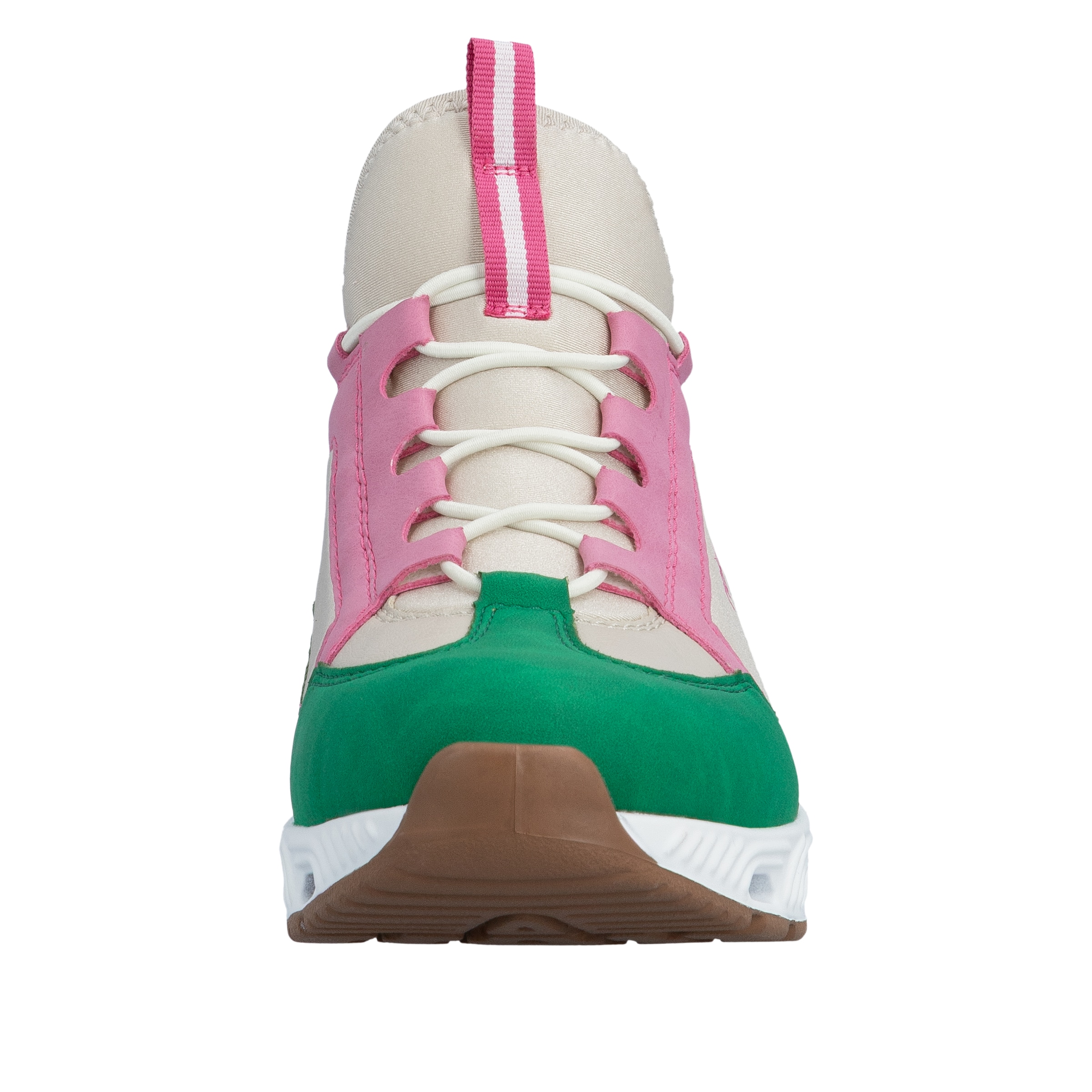 RIEKER Sport Slip-On Sneaker  High Top Sneaker, Schlupfschuh mit Schnellverschluss hinten