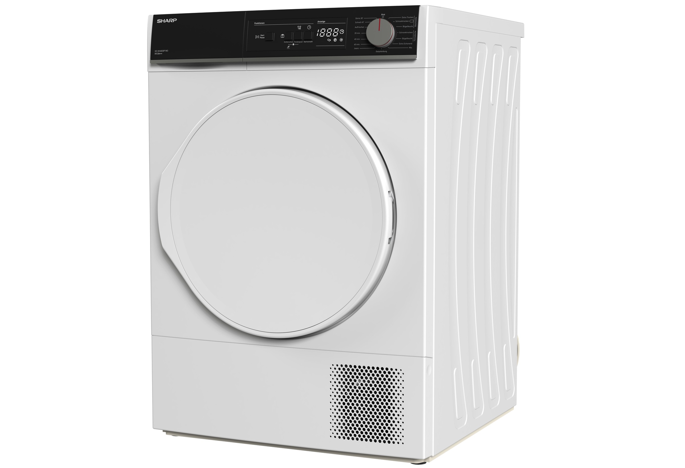 Sharp Wärmepumpentrockner »KD-NHA8S8P1W3-DE«, 8 kg