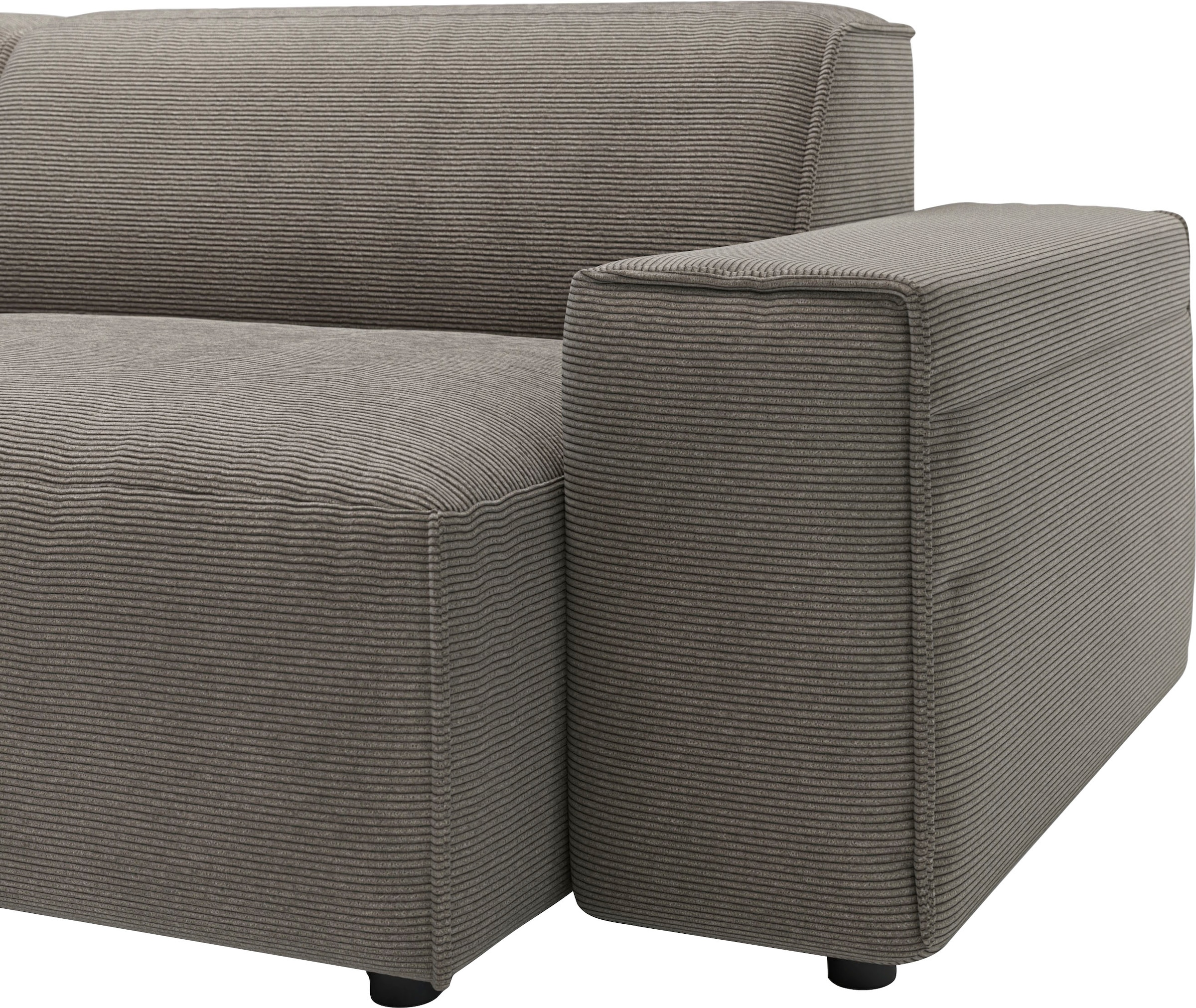 andas Big-Sofa »Glimminge  auch in Breitcord, Feincord + Easy care-Bezug,«, besondere Kedernähte Zierkissen