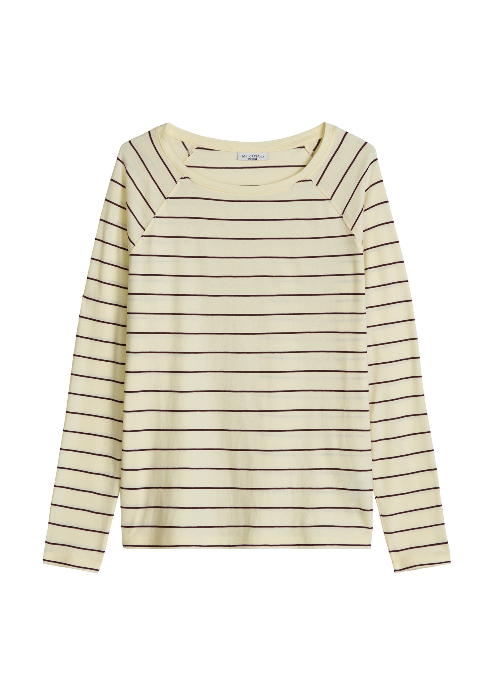 Marc O'Polo DENIM Longsleeve Gestreift, relaxed aus Loose Knit Jersey