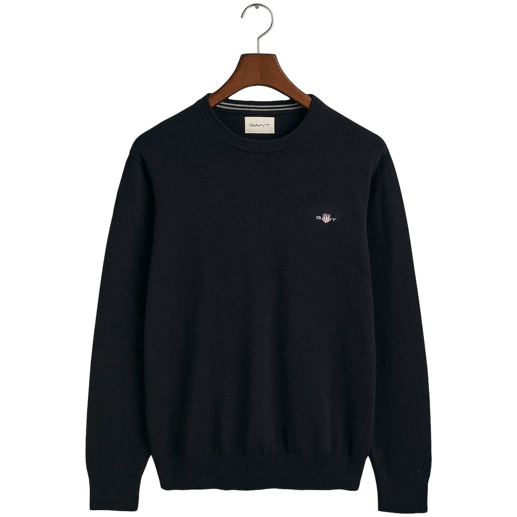 Gant Rundhalspullover »Classic Cotton C-Neck«