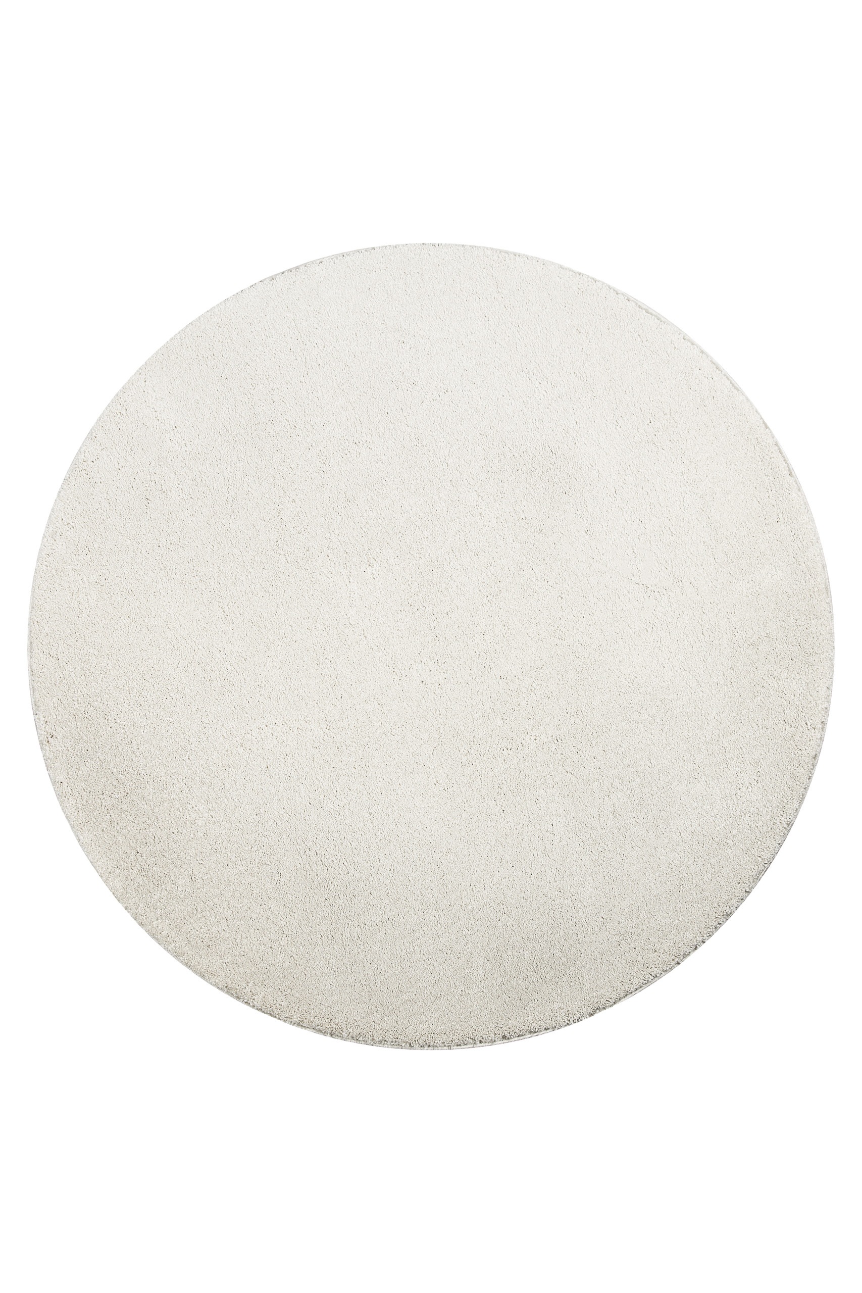 Wecon home Hochflor-Teppich »Manta«, rund, 25 mm Höhe, Langflor, maschinell gewebt, robust, Wohn- & Schlafzimmer, einfarbig
