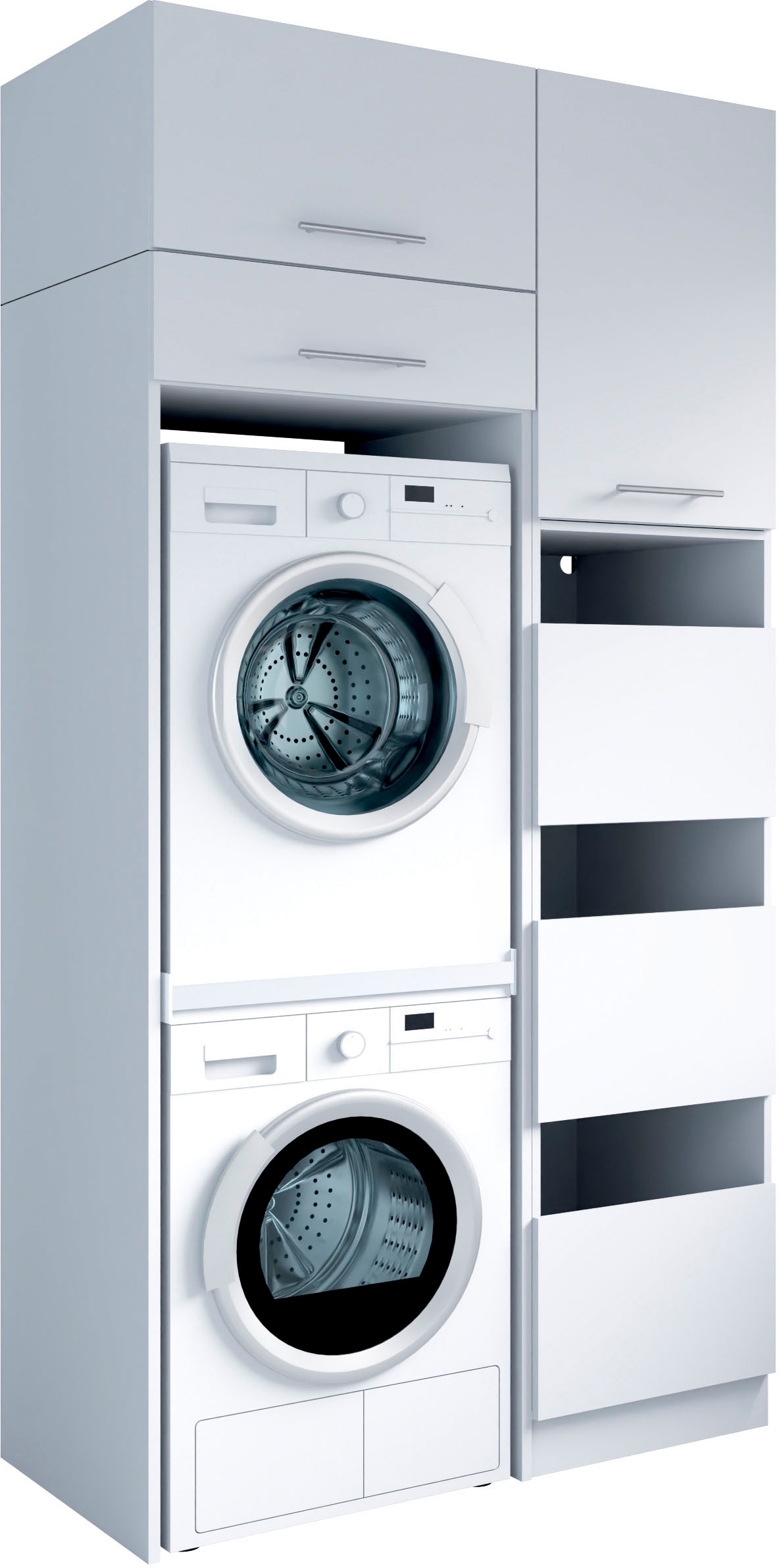 Laundreezy Mehrzweckschrank-Set »Laundreezy, 4-tlg. Mehrzweckschrank-Set B/H/T 118/238/68 cm« 4 Stk. tlg.