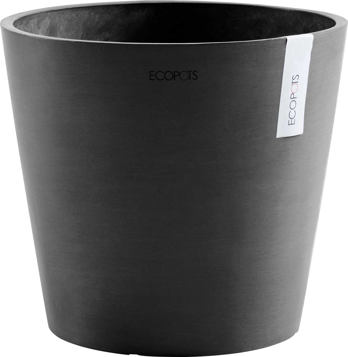 ECOPOTS Blumentopf »AMSTERDAM BxTxH: 40x40x35 mit Wasserreservoir kaufen Dark cm, Grey«, online
