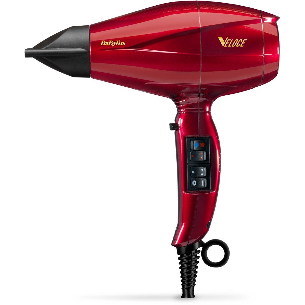 BaByliss Ionic-Haartrockner »6750DE Veloce«, 2200 W, 3 Aufsätze