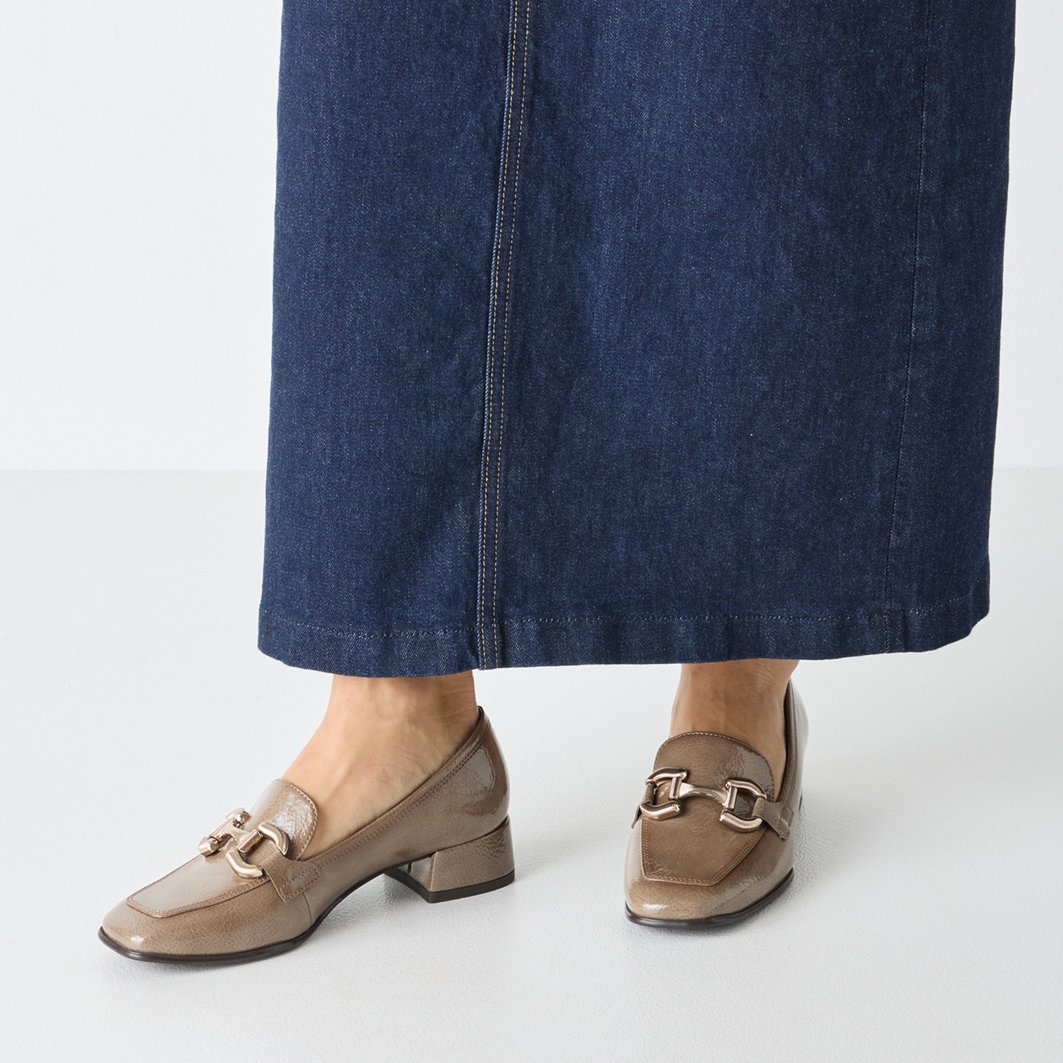 Tamaris Slipper, Blockabsatz, Pumps, Businessschuh mit modischer Zierspange
