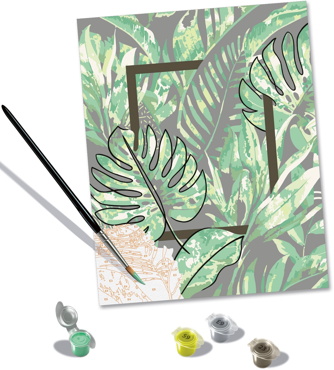 Ravensburger Malen nach Zahlen »CreArt, Calming Leaves« Made in Europe