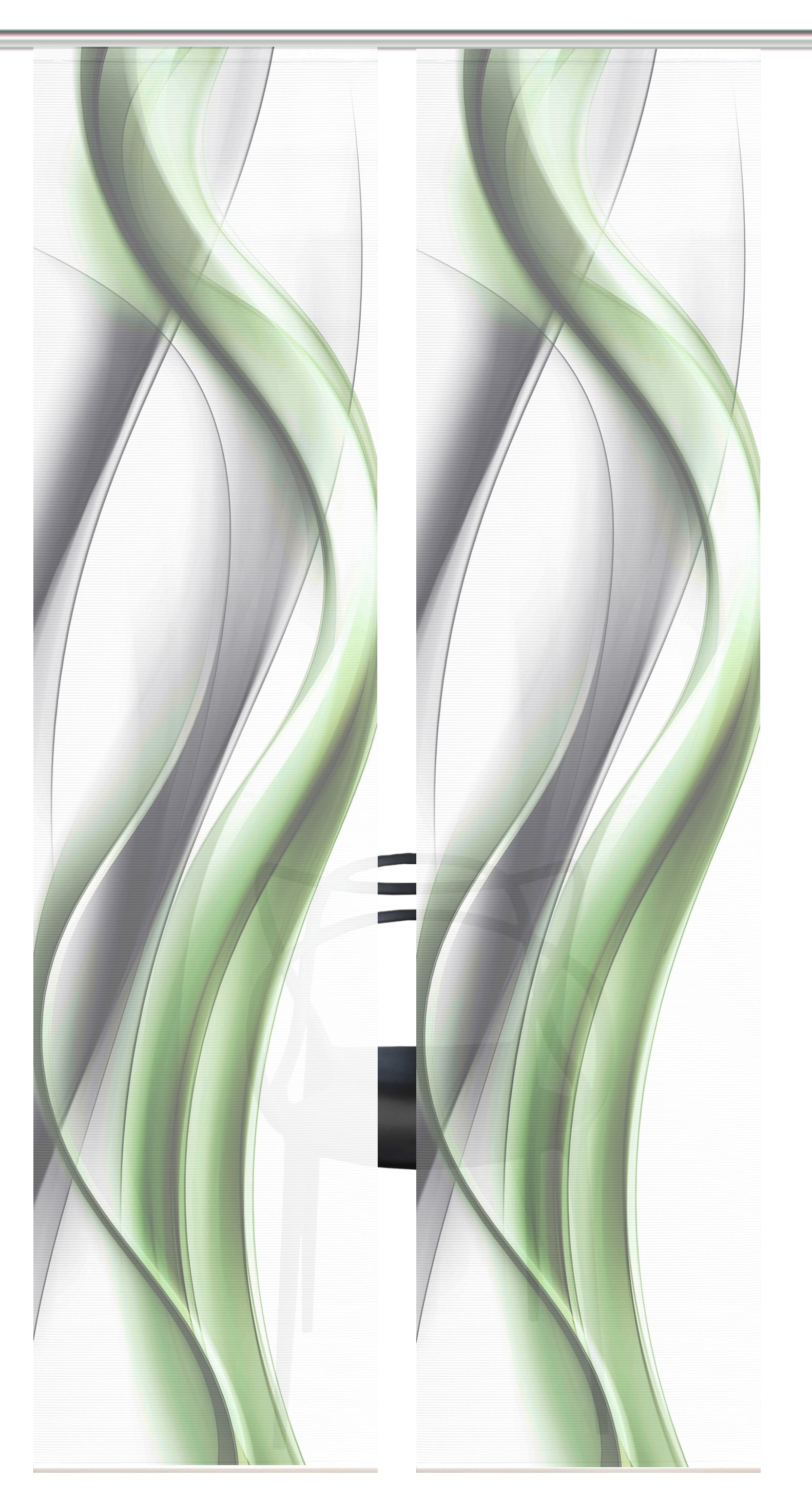 Vision S Schiebegardine »CARA« Paneelwagen 2 Stk. tlg. Schiebevorhang,Bambusoptik,Digitaldruck,SET