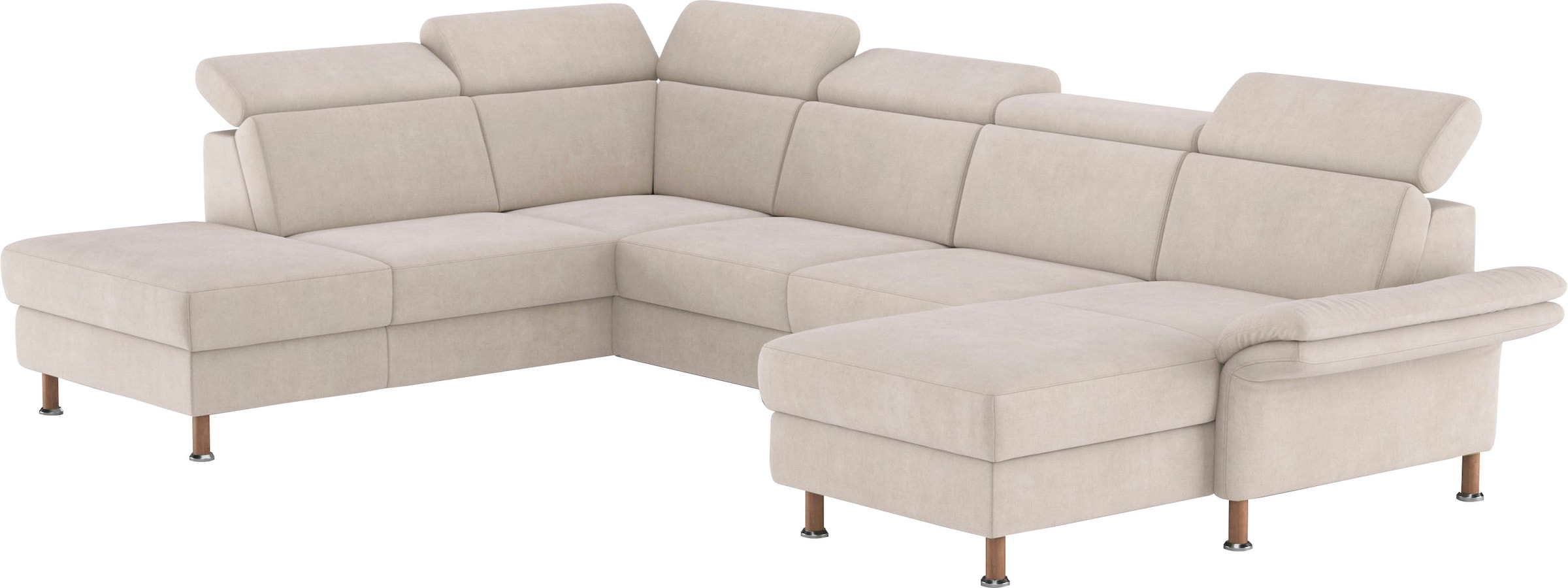 Home affaire Wohnlandschaft »Calypso U-Form«, wahlweise mit motorischer Relaxfunktion