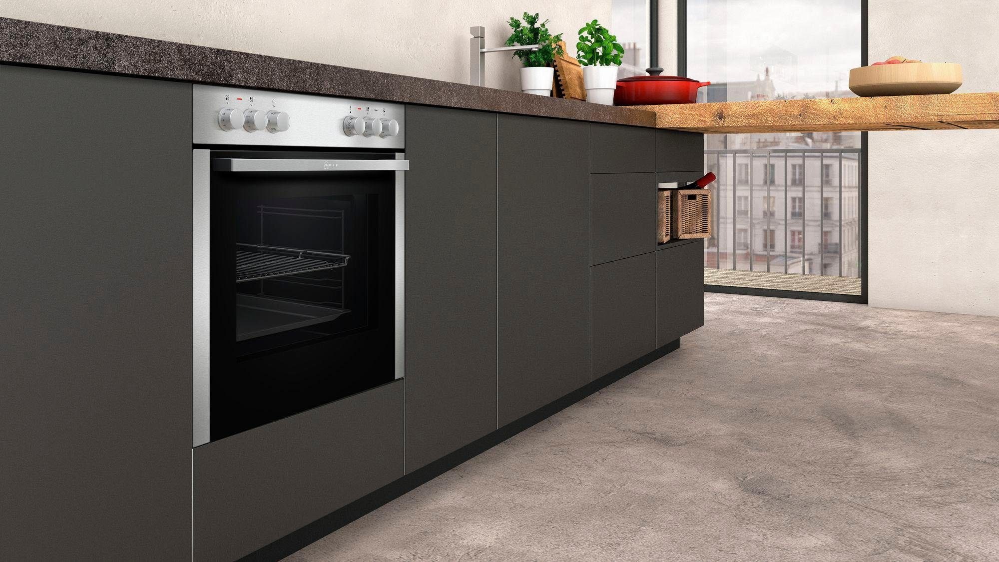 NEFF ElektroHerdSet »XE1«, N 30 + N 50, E1DCA0AN0, mit Teleskopauszug