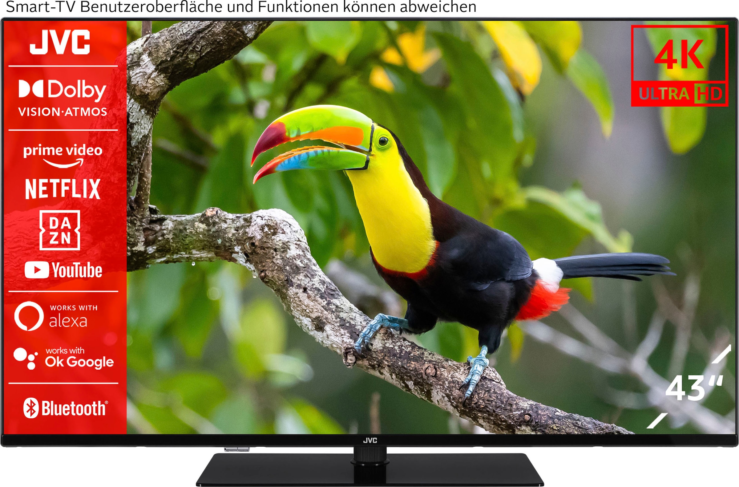 LED-Fernseher »LT-43VU6355«, 108 cm/43 Zoll, 4K Ultra HD, Smart-TV