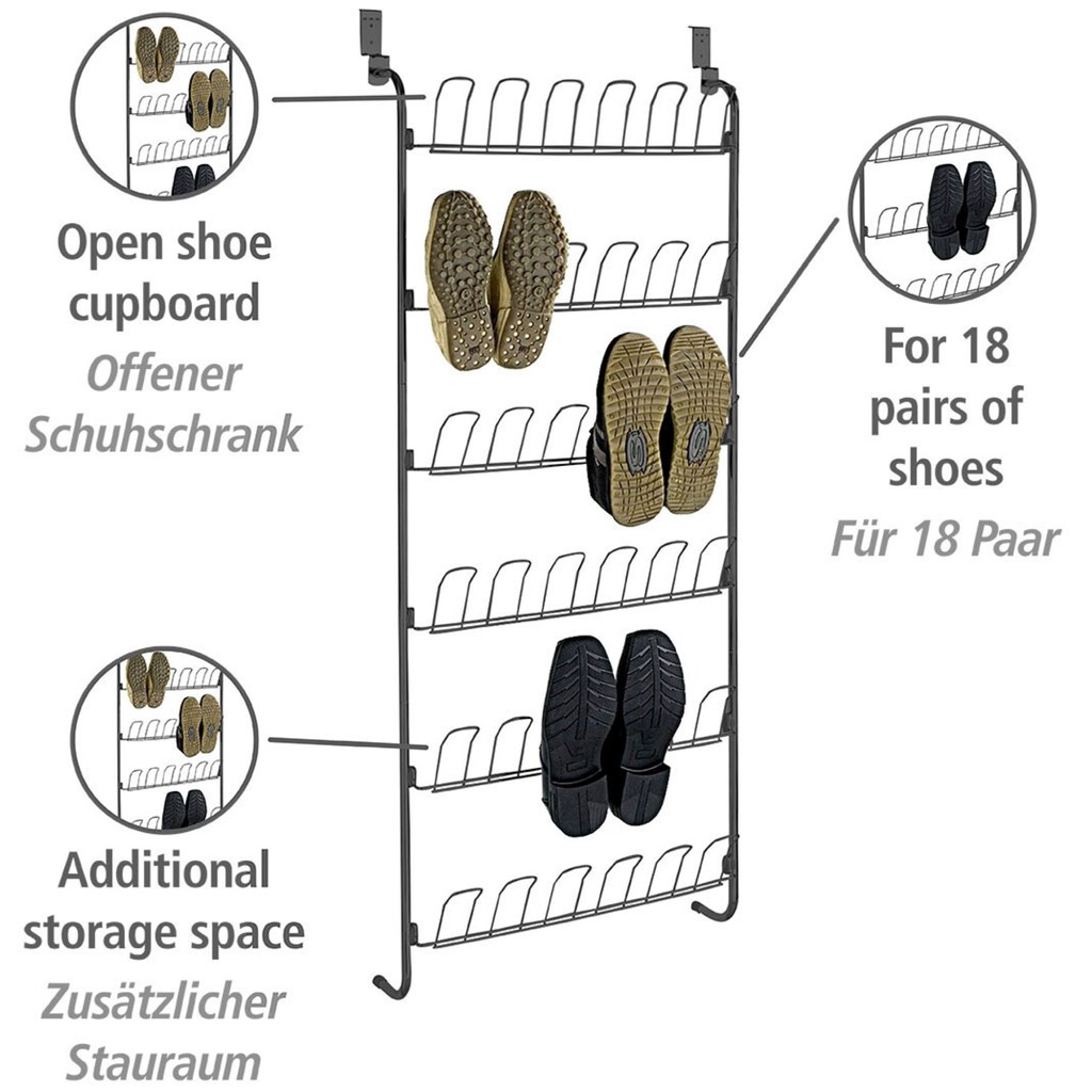 WENKO Schuhregal »Türregal«