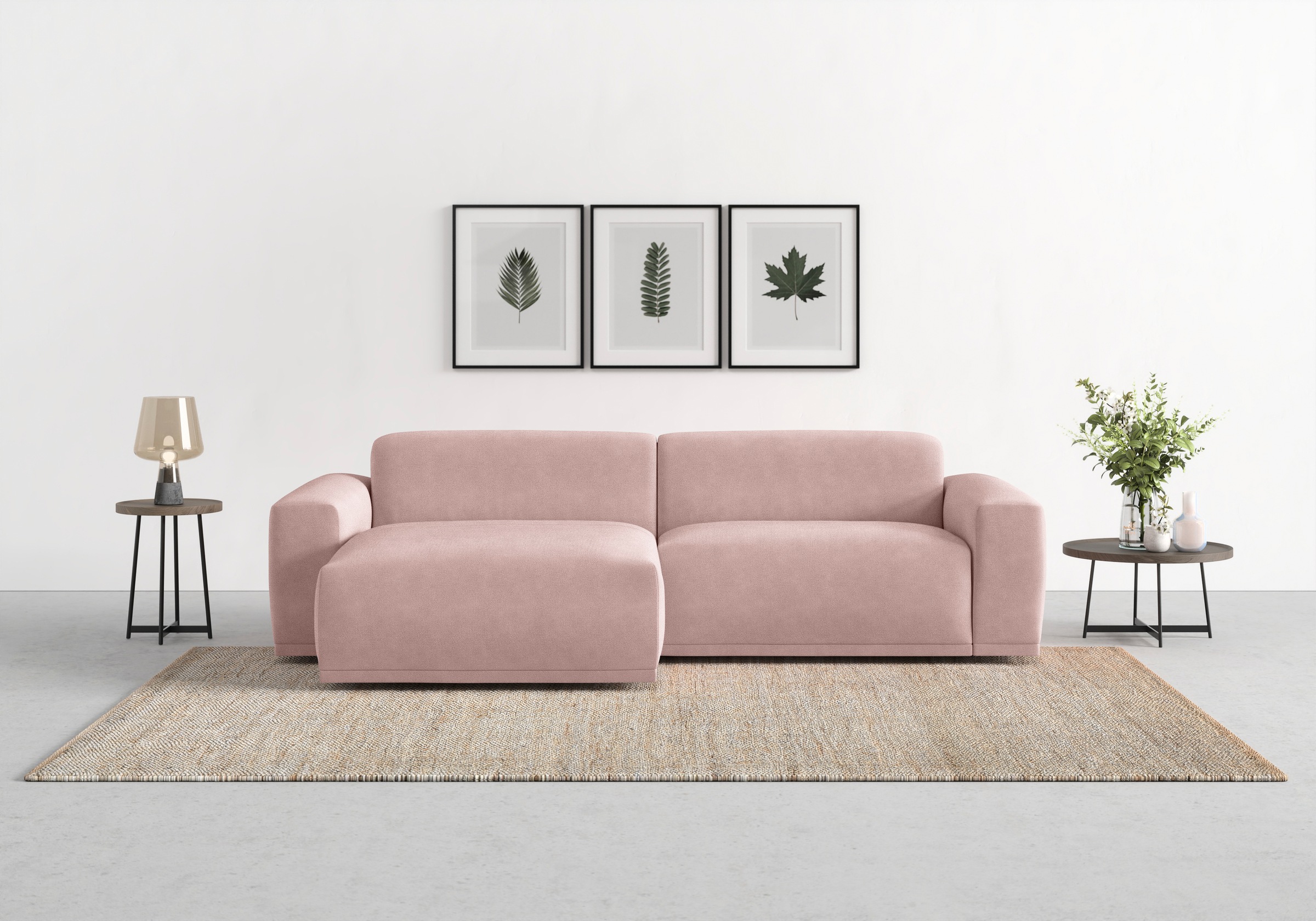TRENDMANUFAKTUR Ecksofa »Braga, mit hochwertigem Kaltschaum, L-Form, in Cor günstig online kaufen
