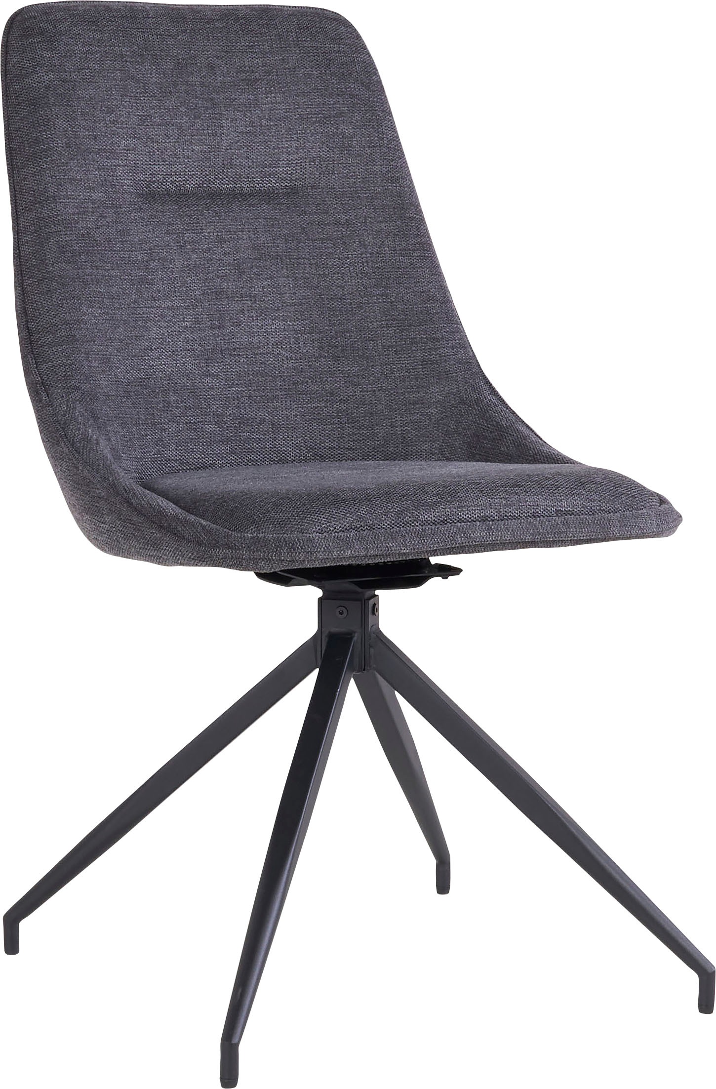 Homexperts Esszimmerstuhl, (Set), 2 St., Webstoff, Webstoff, Schwarz Eisenfüße, B 50 T 59 H 90 cm, Ohne Armlehne