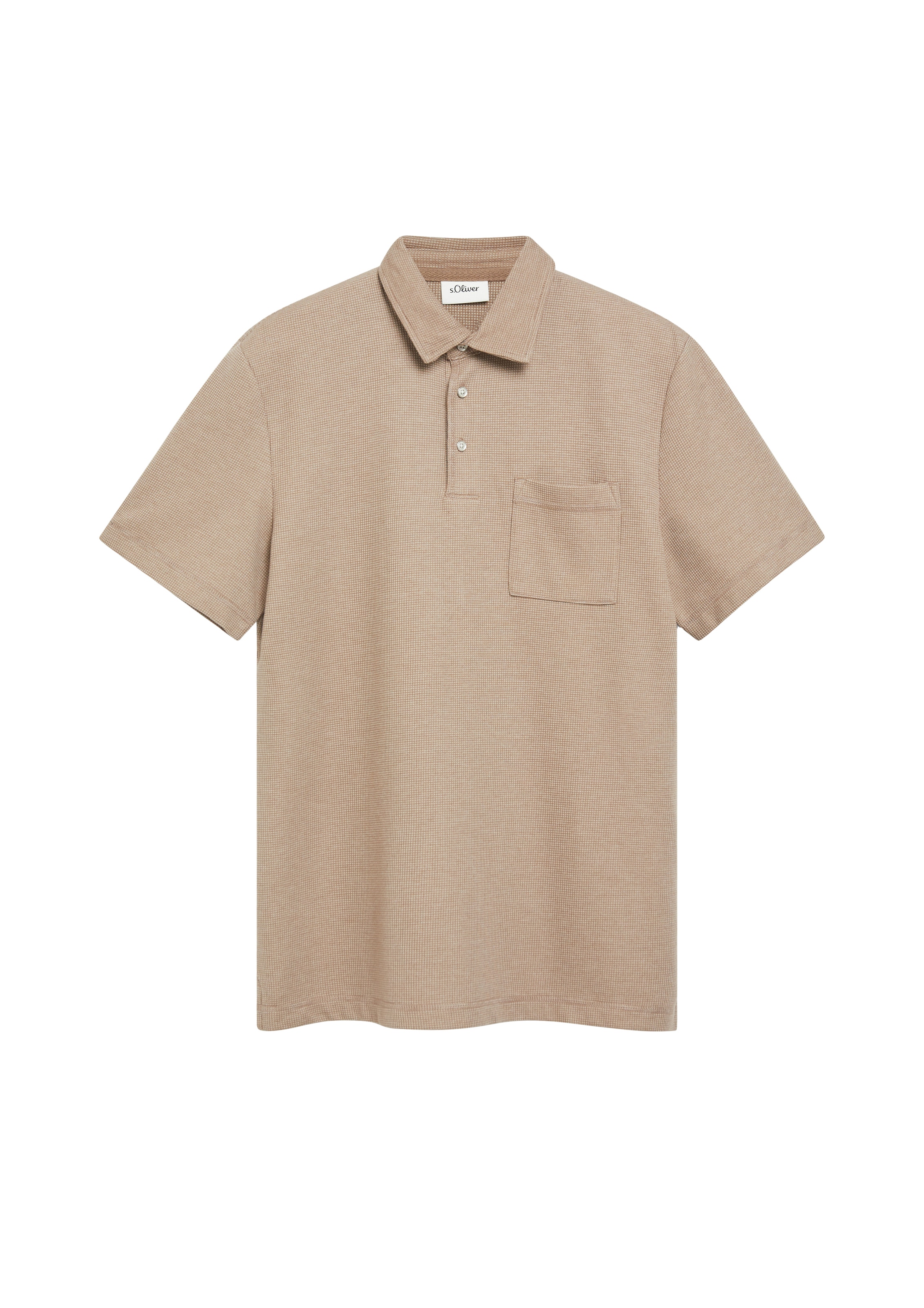 s.Oliver Poloshirt Sommer-Shirt mit Brusttasche