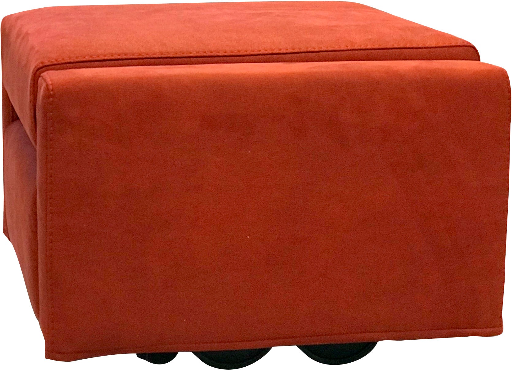 Egoitaliano Sessel »QQ, Funktionssessel zum Hocker zusammenklappbar,«, inkl. Rollen, in vielen Farbe und hochwertigem Microfaserbezug