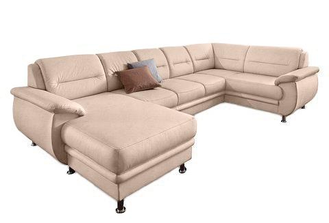 sit&more Wohnlandschaft »Mailand U-Form, B: 312 cm« optional Bettfunktion günstig online kaufen