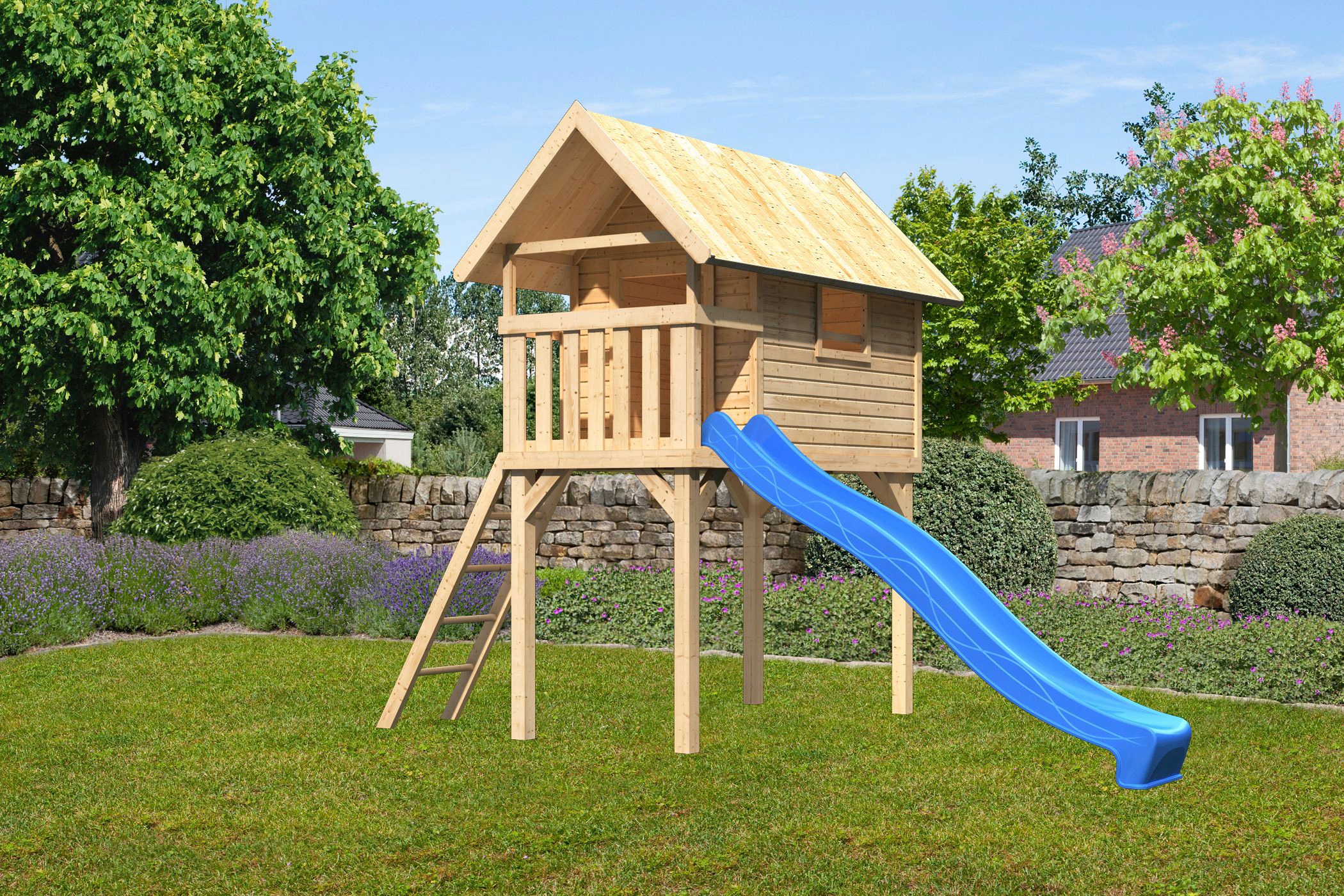 KONIFERA Spielturm »Matti« BxTxH: 120x244x325 cm natur