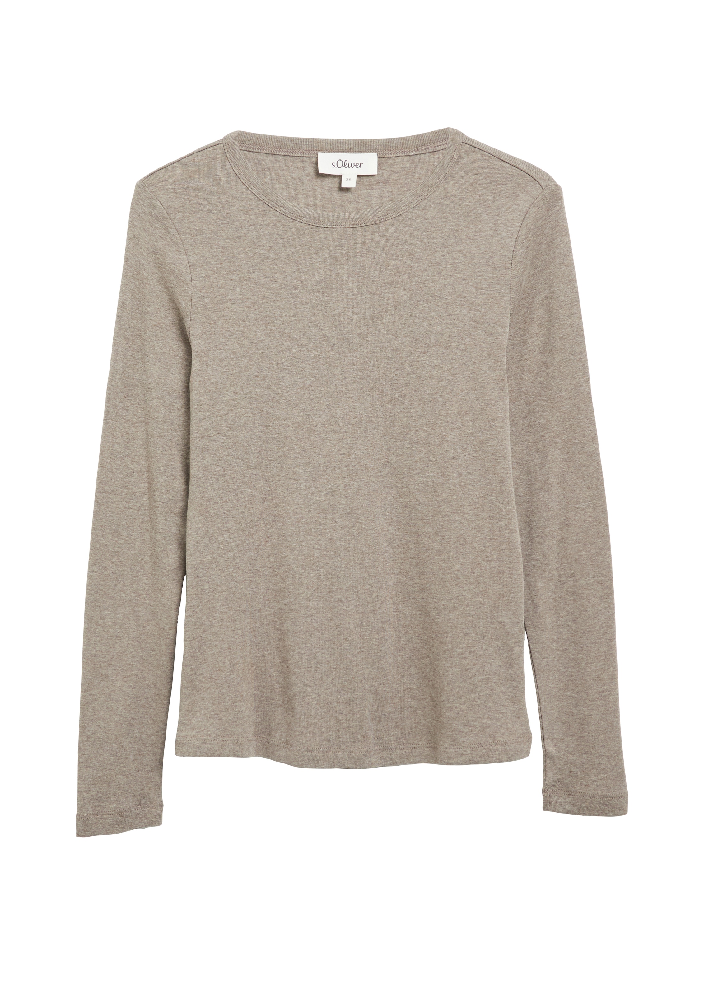 s.Oliver Langarmshirt mit U-Boot-Ausschnitt