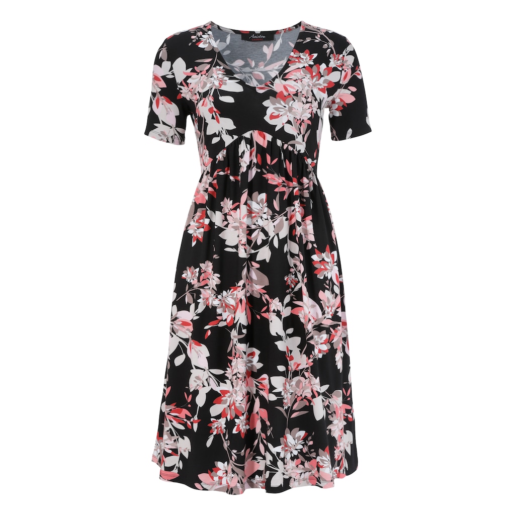 Aniston CASUAL Sommerkleid, mit farbharmonischem Blumendruck