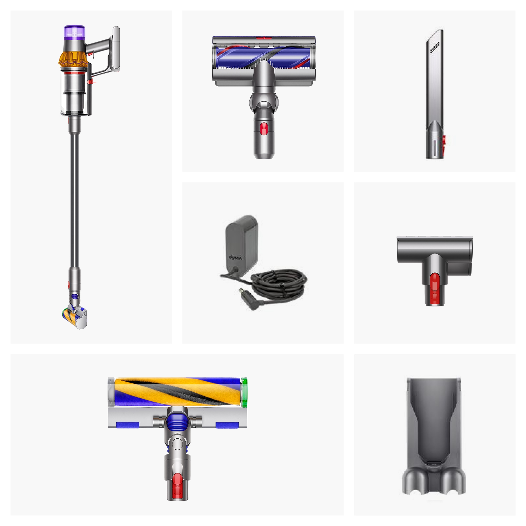 DYSON Akku-Hand-und Stielstaubsauger »Dyson V15 Detect Absolute« Max. Saugkraft: Entfernt selbst tiefsitzenden Schmutz auf allen Böden.