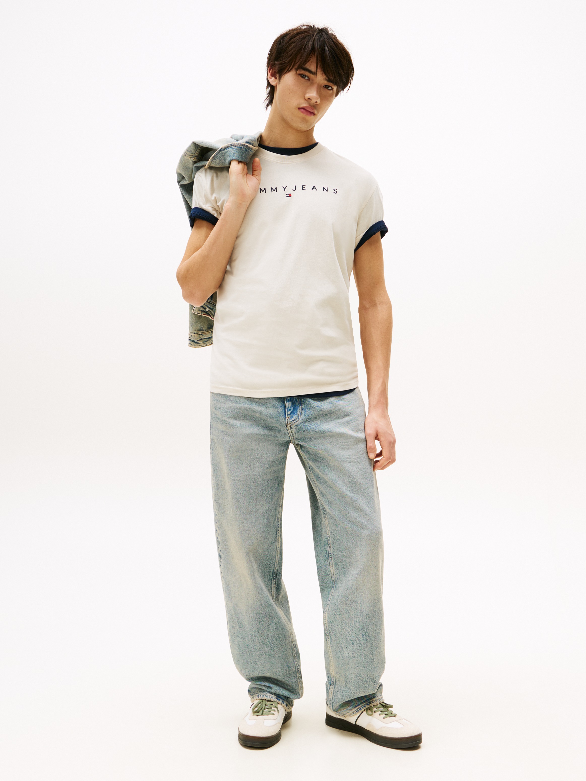 Tommy Jeans T-Shirt »TJM REG LINEAR LOGO TEE EXT«