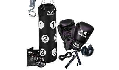 Hammer Boxsack »Sparring Professional«, (Set, mit Trainings-DVD-mit Boxhandschuhen-mit... kaufen