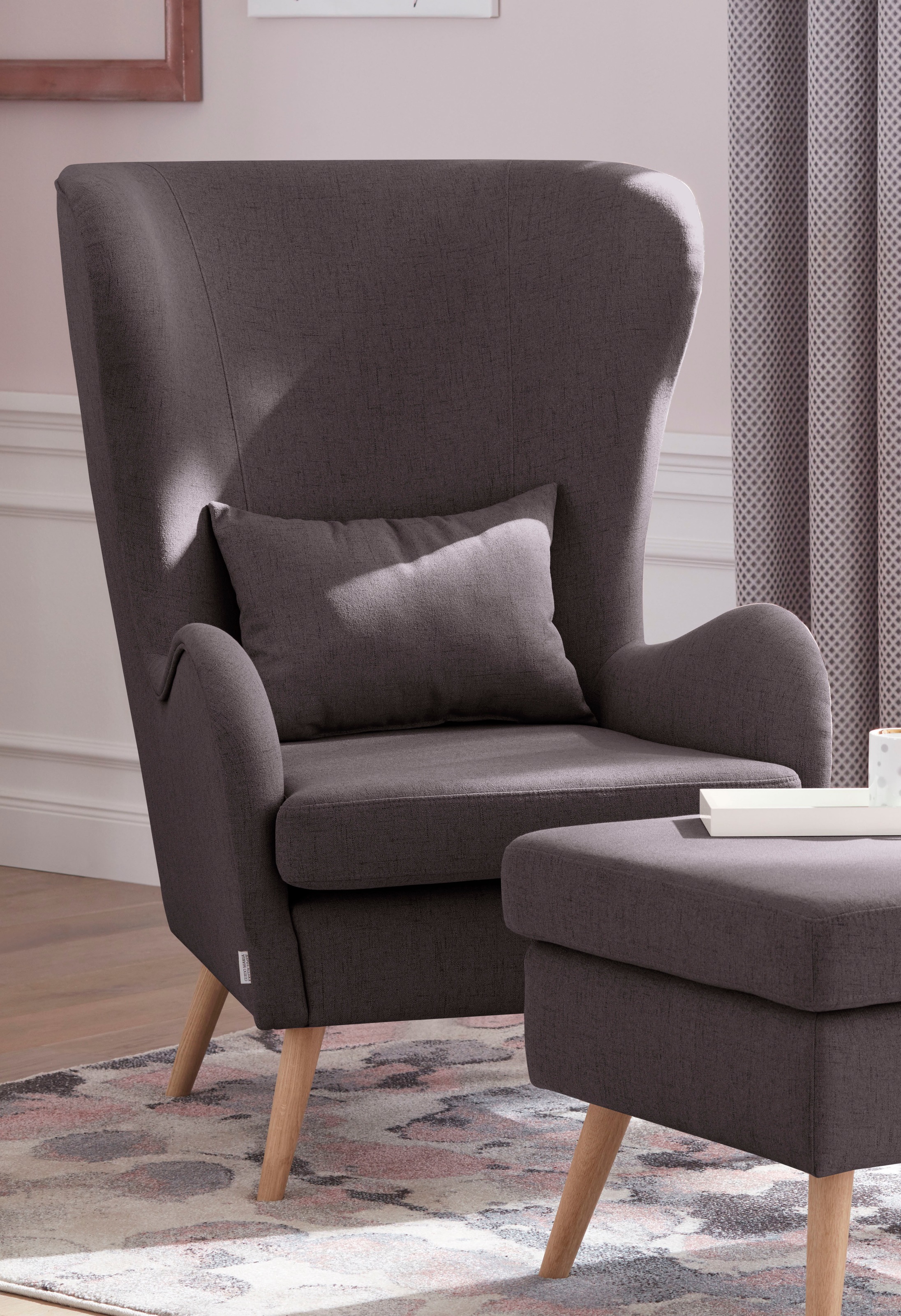 Guido Maria Kretschmer Home&Living Sessel »Salla auch in Fellimitat und Fei günstig online kaufen