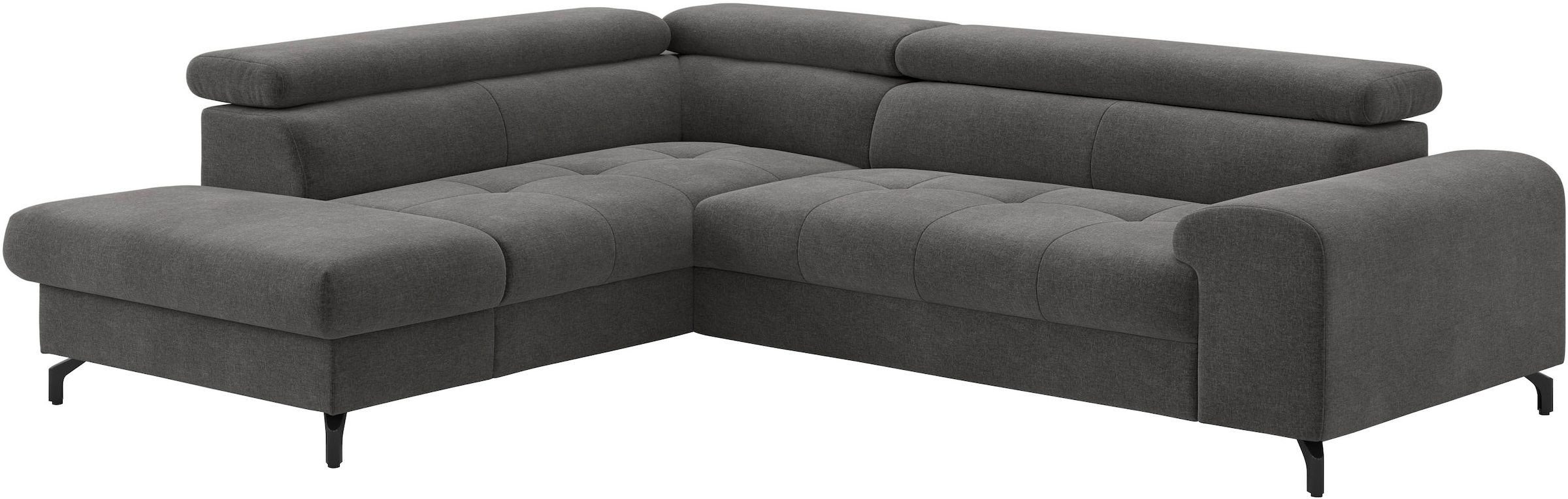 COTTA Ecksofa »Aura L-Form«, mit Schlaffunktion, Bettkasten und Kopfteilverstellung